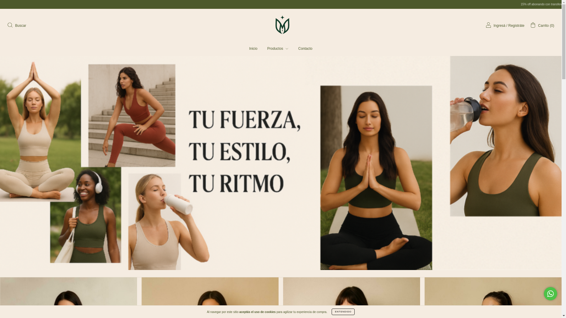 website screenshot of https://meraviglia.com.ar/