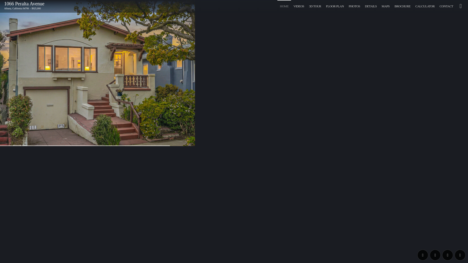 website screenshot of https://1066peralta.com/