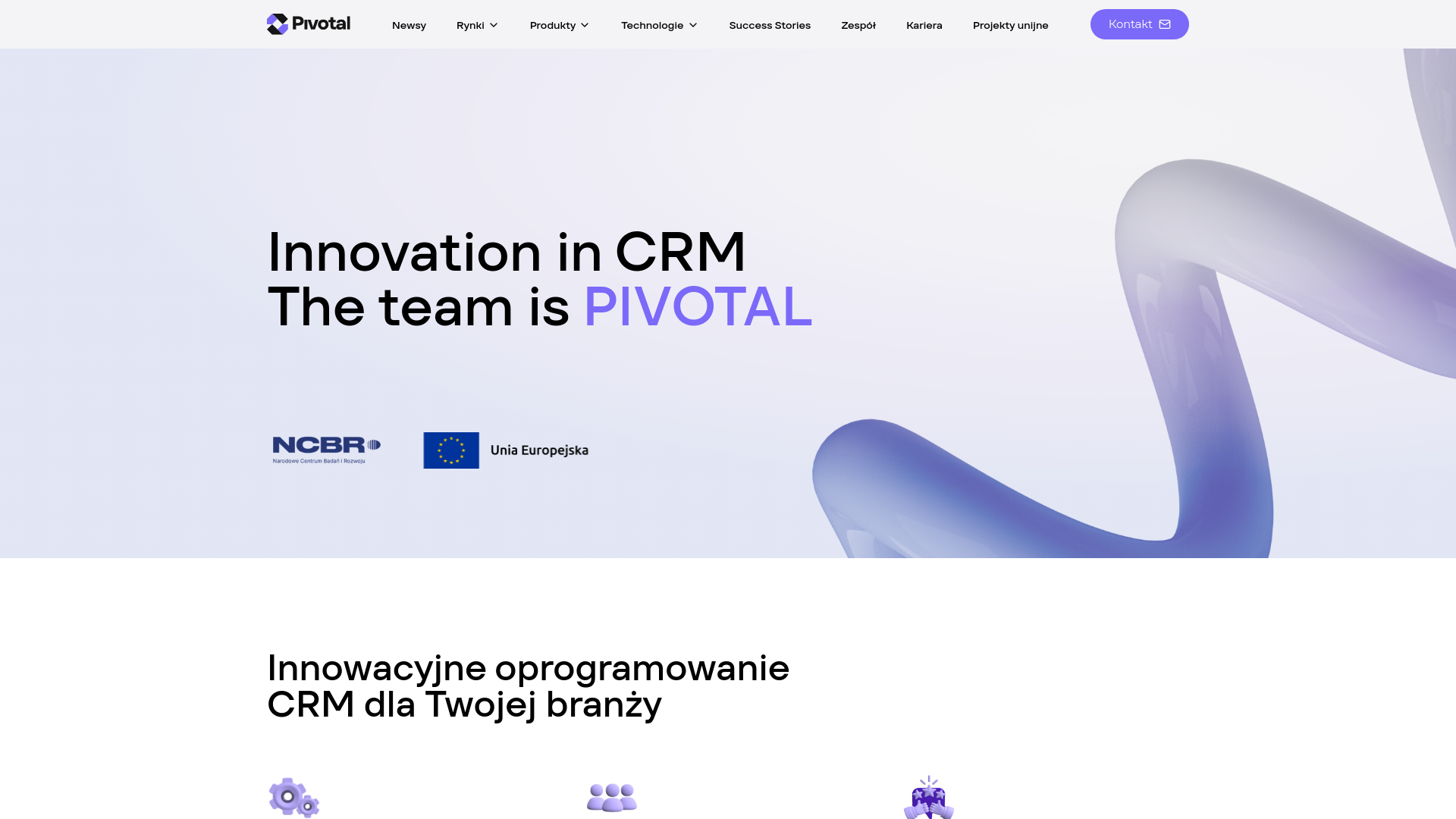 website screenshot of https://meetpivotal.com.pl