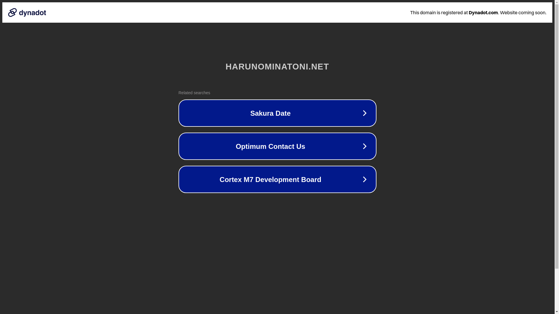 website screenshot of https://harunominatoni.net/