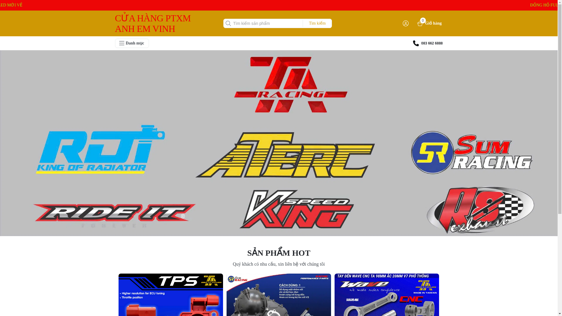 website screenshot of https://anhemvinh.vn/