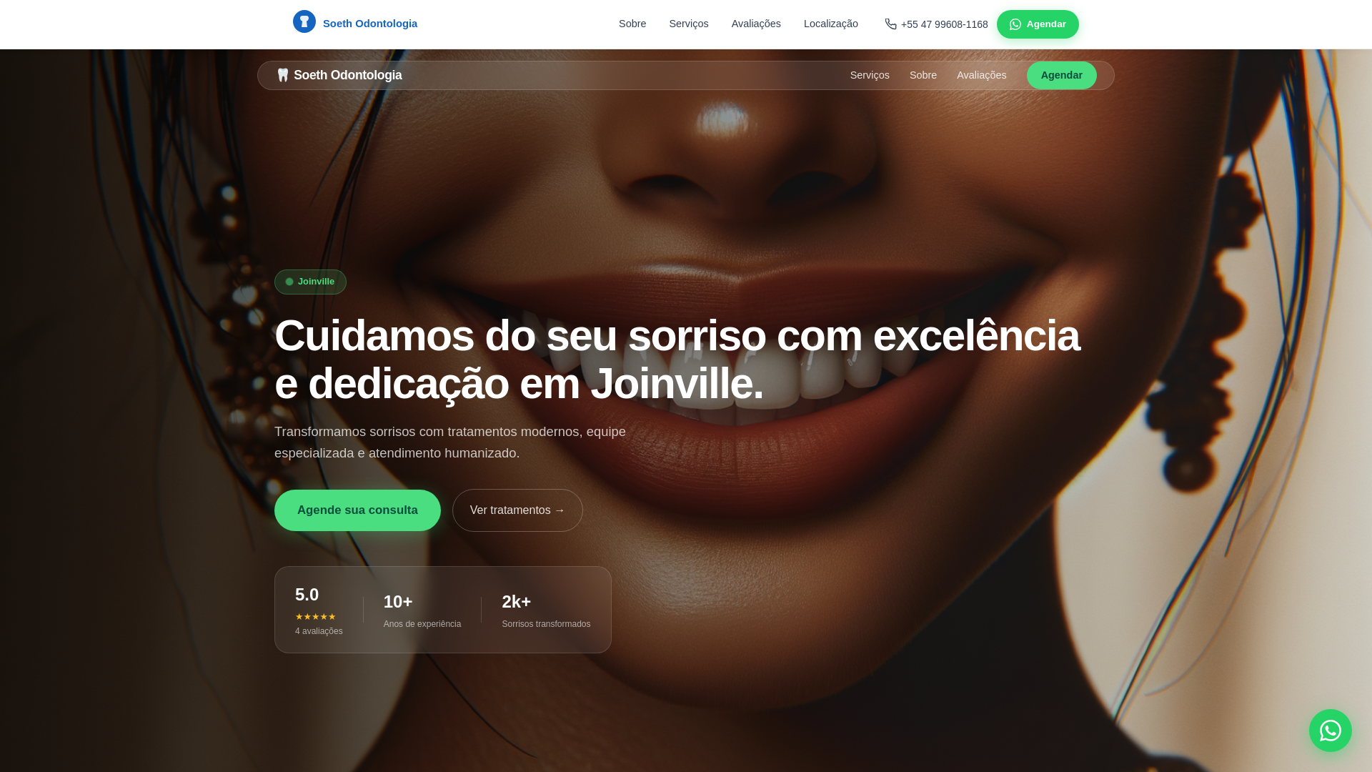 website screenshot of https://dental-template-v5.pages.dev/