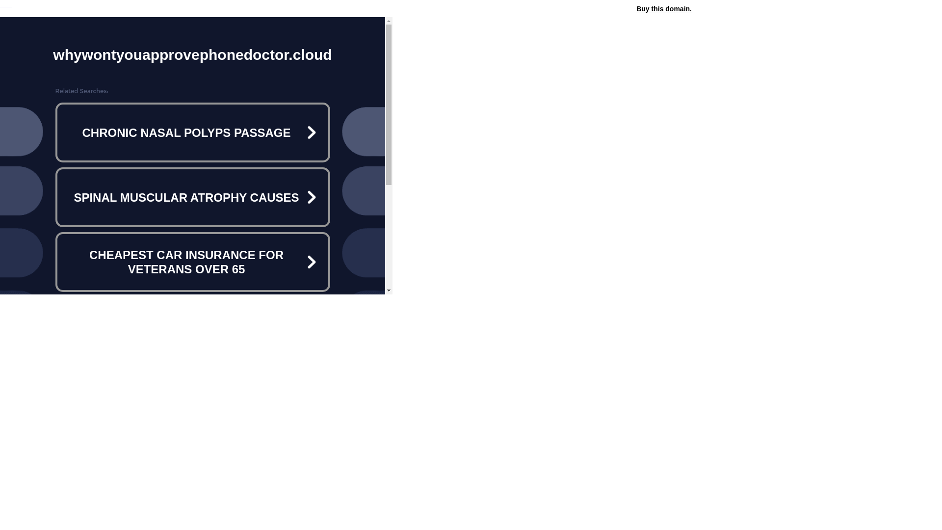 website screenshot of https://whywontyouapprovephonedoctor.cloud/