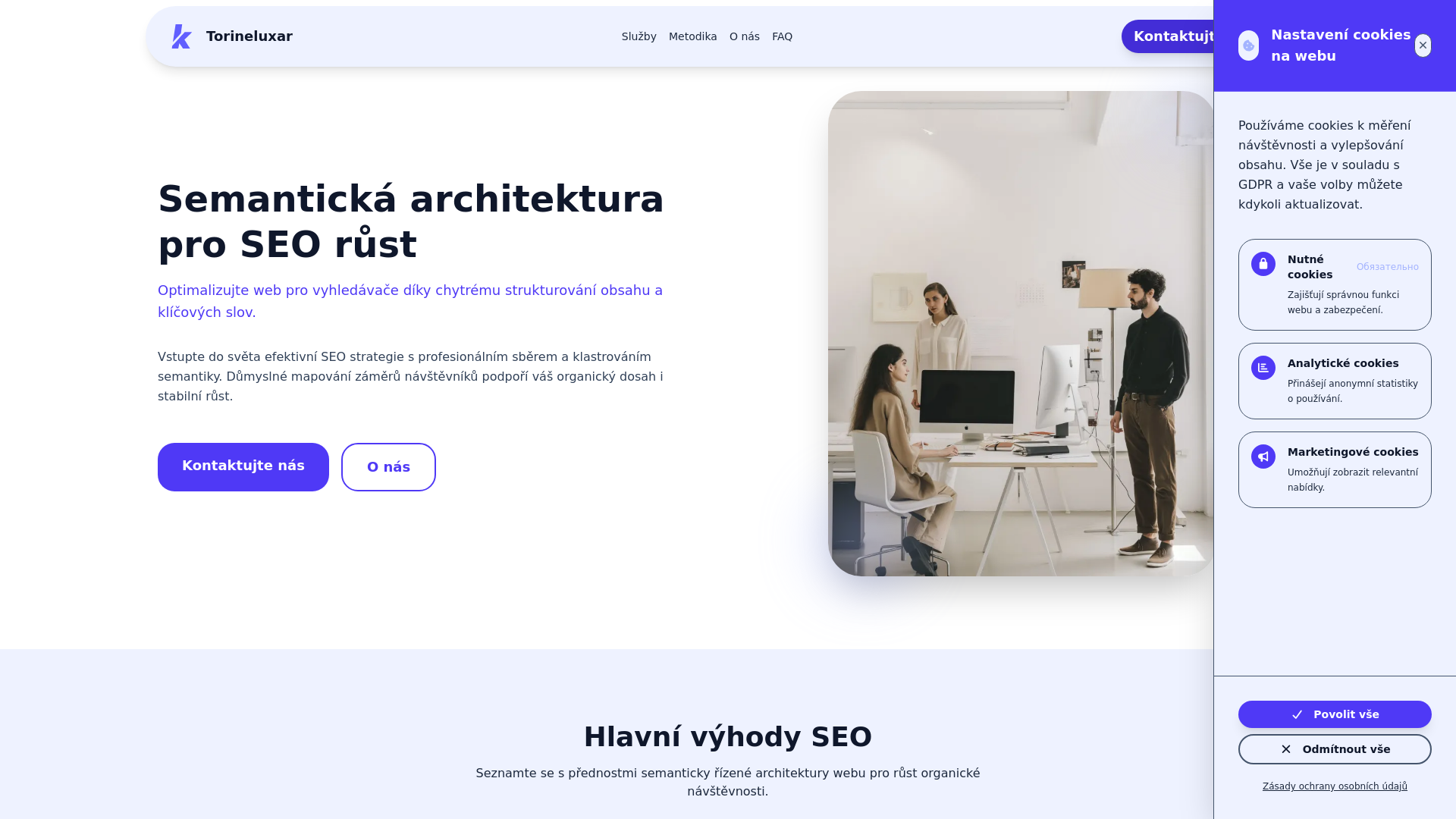 website screenshot of https://torineluxar.sbs/
