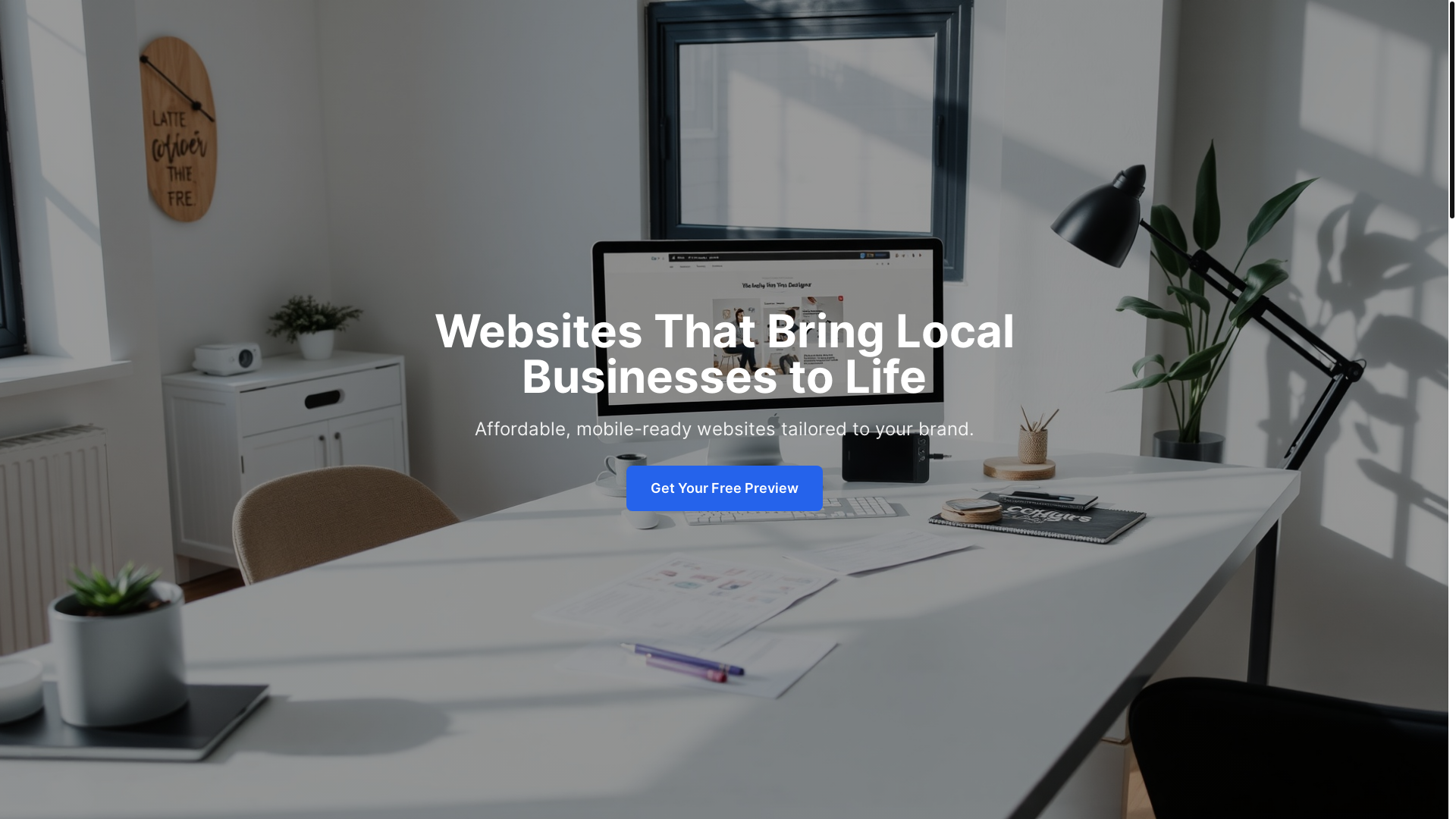 website screenshot of https://craftedclick.online/