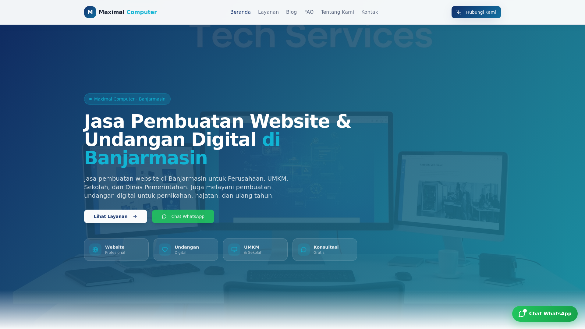 website screenshot of https://maximalcomputer.my.id/