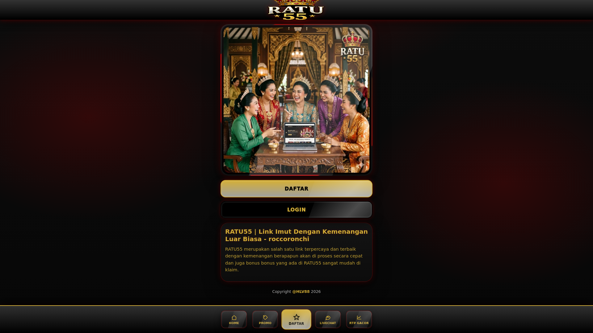 website screenshot of https://roccoronchi.pages.dev/