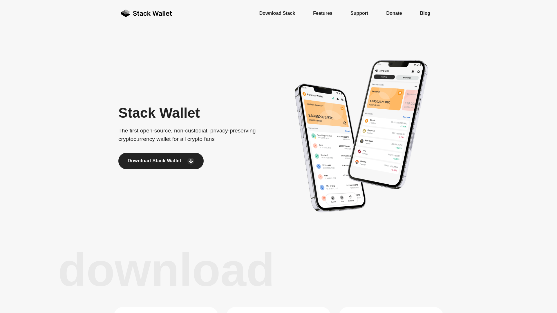 website screenshot of https://stacknetwork.org/