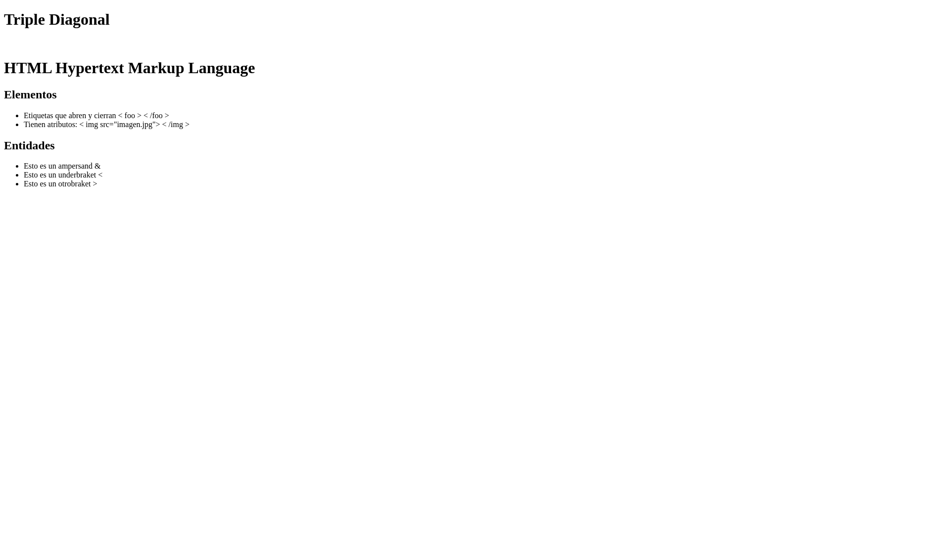 website screenshot of https://triplediagonal.com/