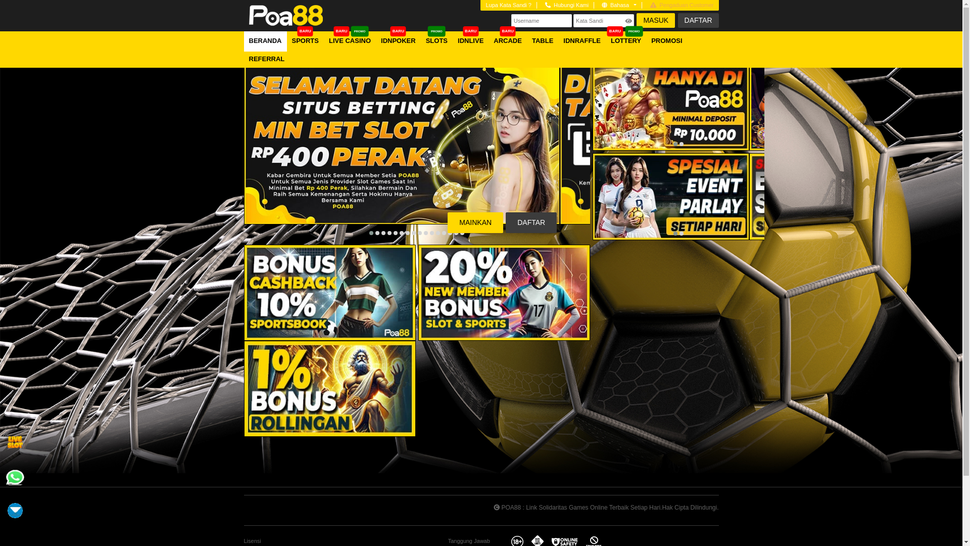 website screenshot of https://poaonic.ink/