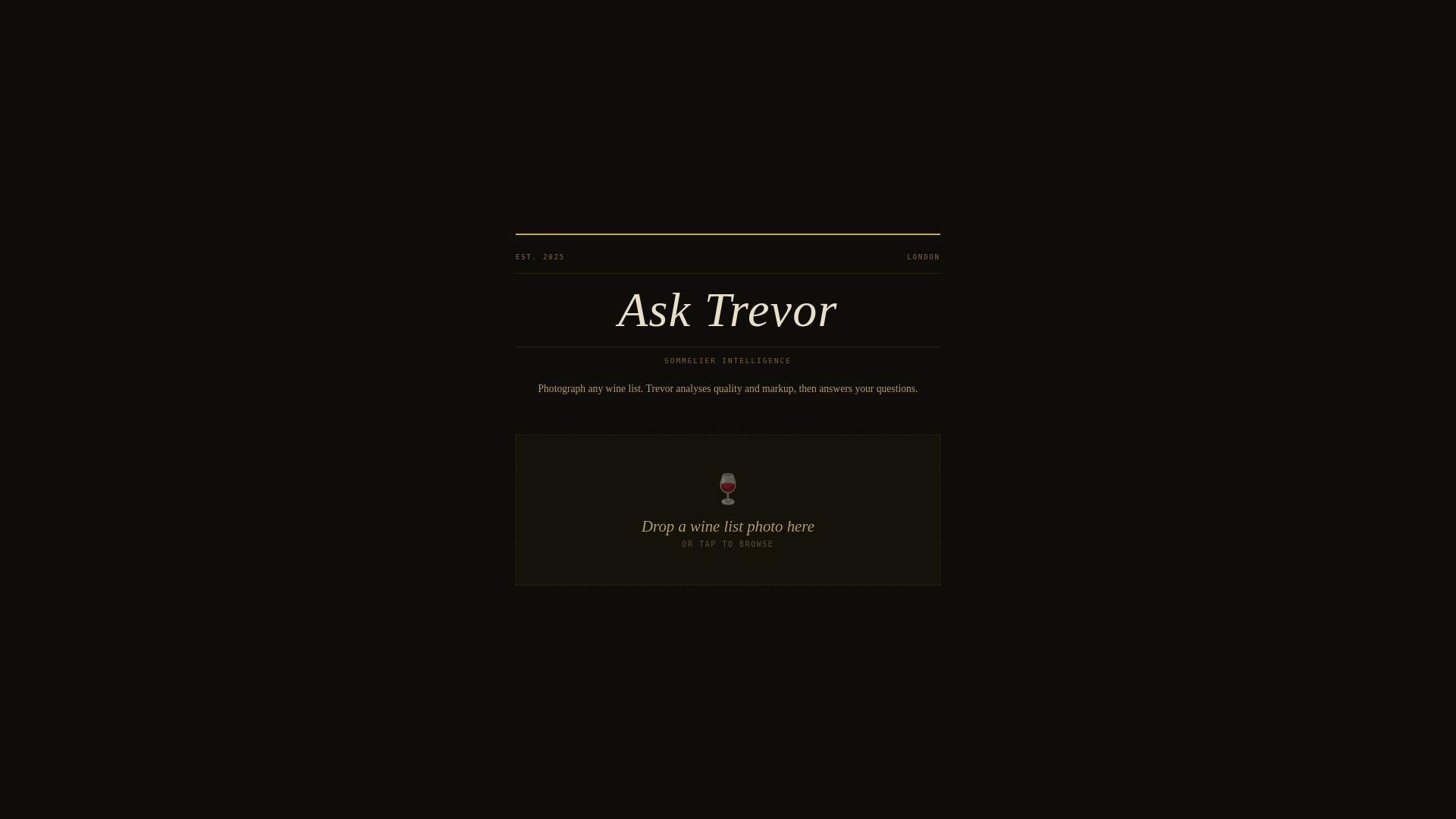 website screenshot of https://asktrevor.app/