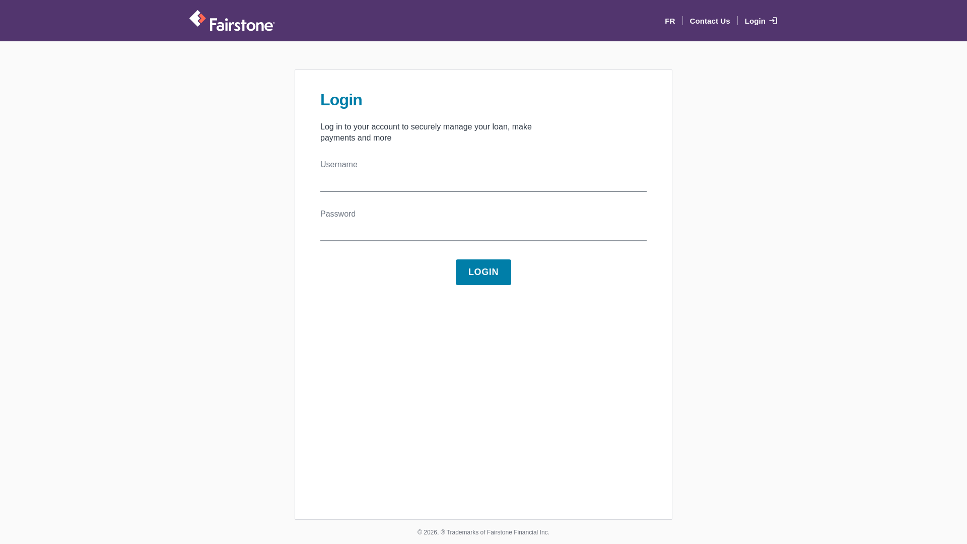 website screenshot of https://fairstone-loan.com/