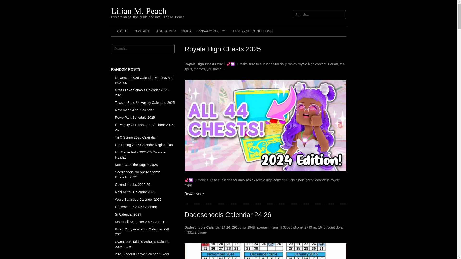 website screenshot of https://lilianmpeach.pages.dev/