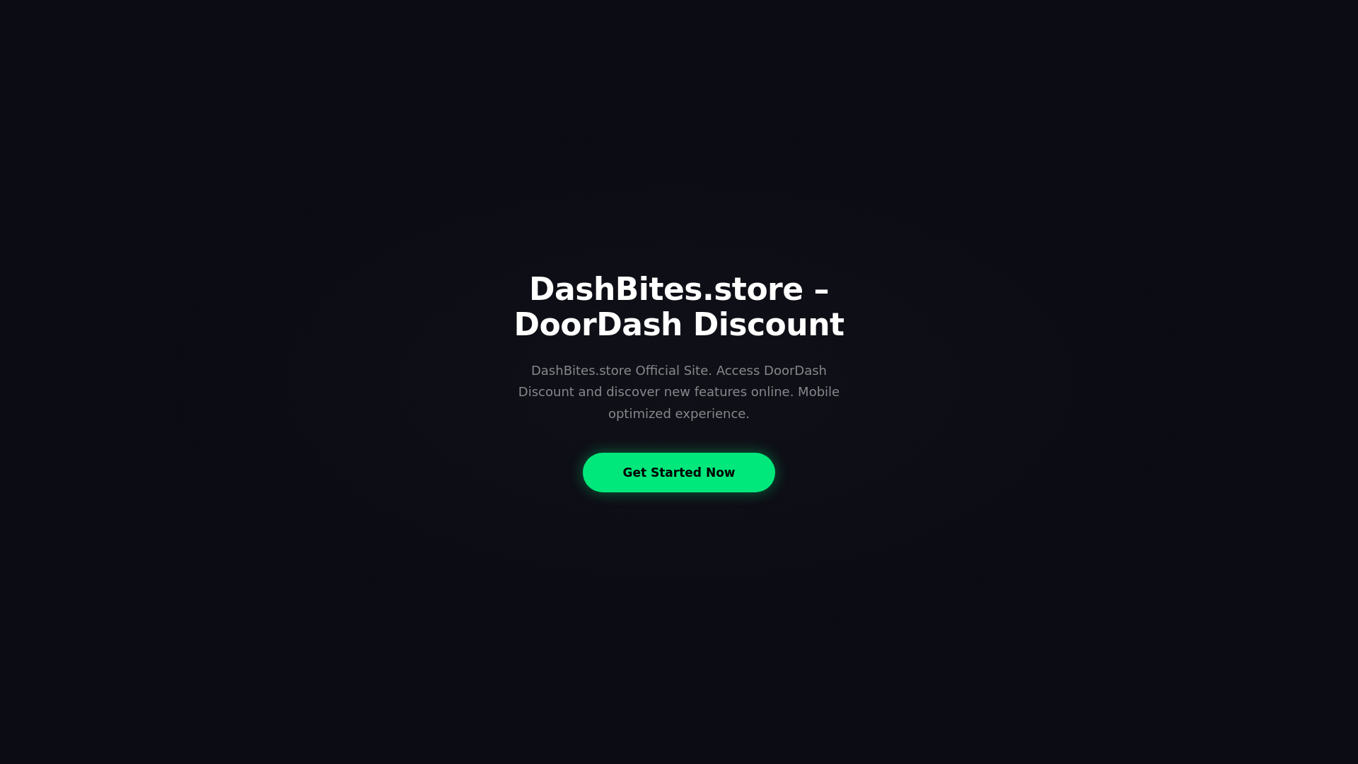 website screenshot of https://dashbites-site.pages.dev/