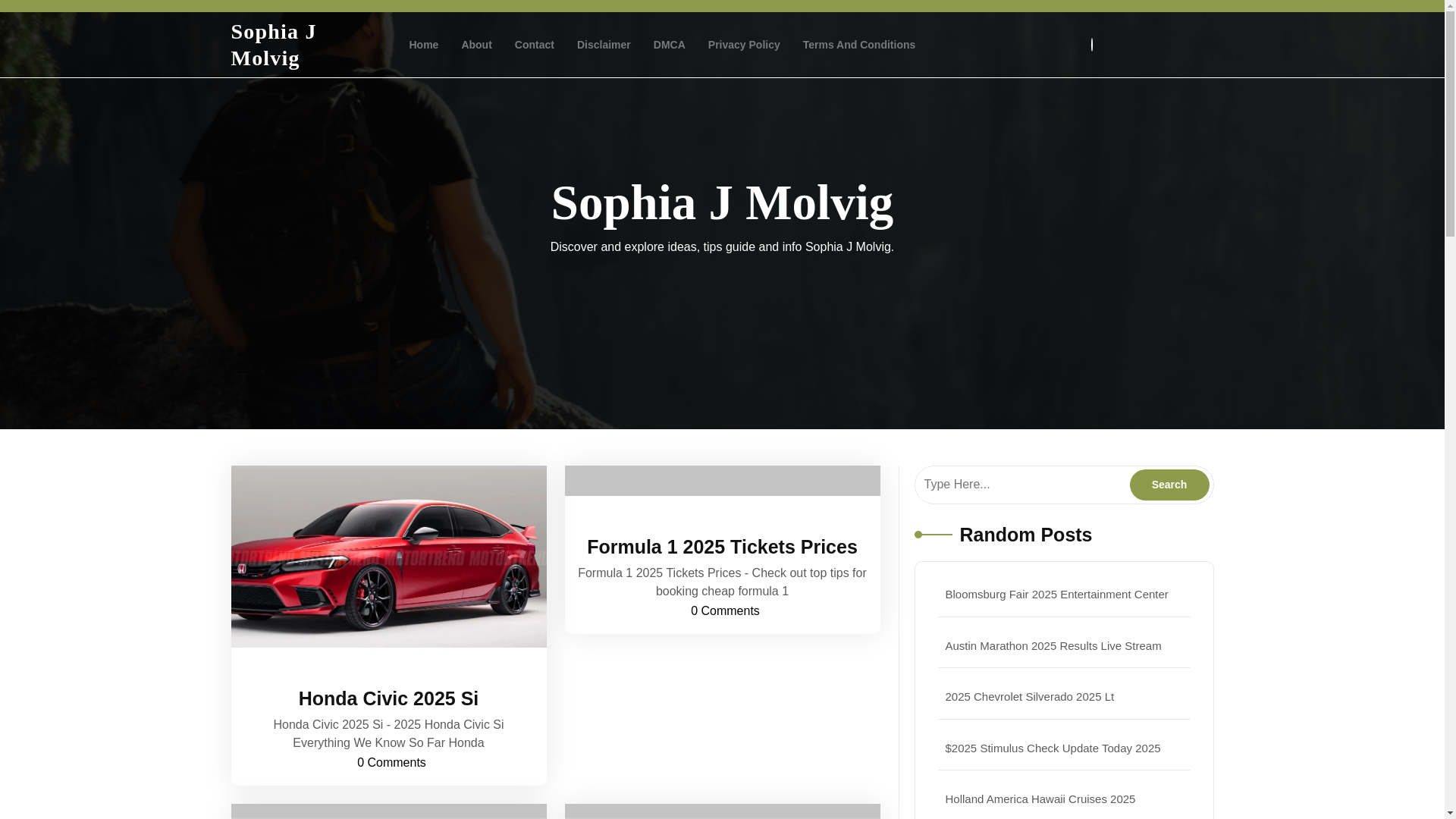 website screenshot of https://sophiajmolvig.pages.dev/
