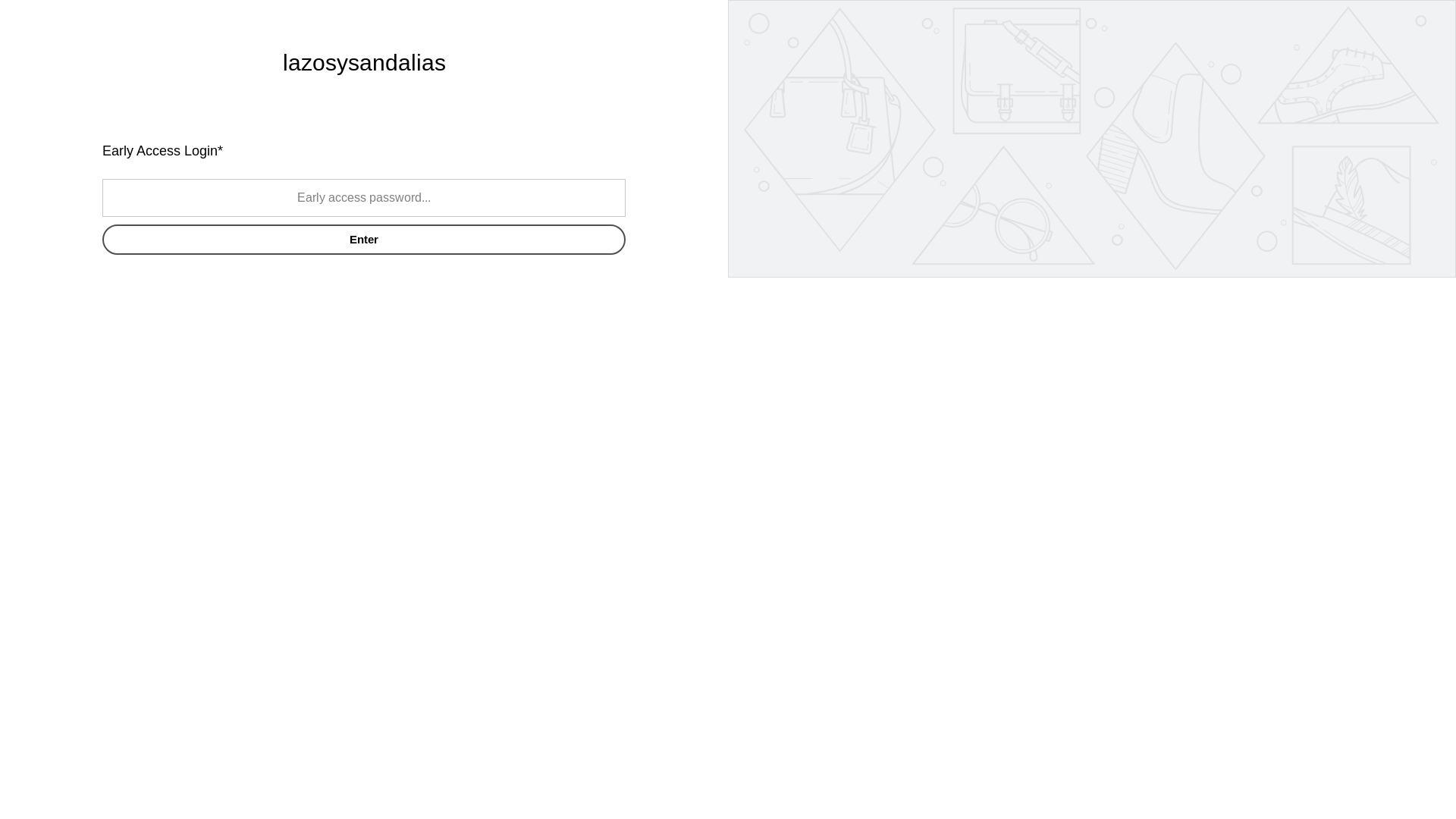 website screenshot of https://lazosysandalias.com/