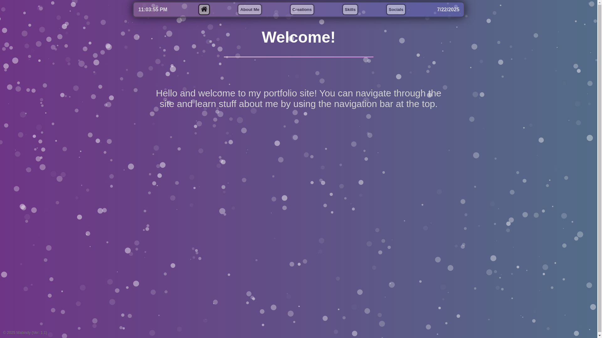 website screenshot of https://mabindydesigns.com/