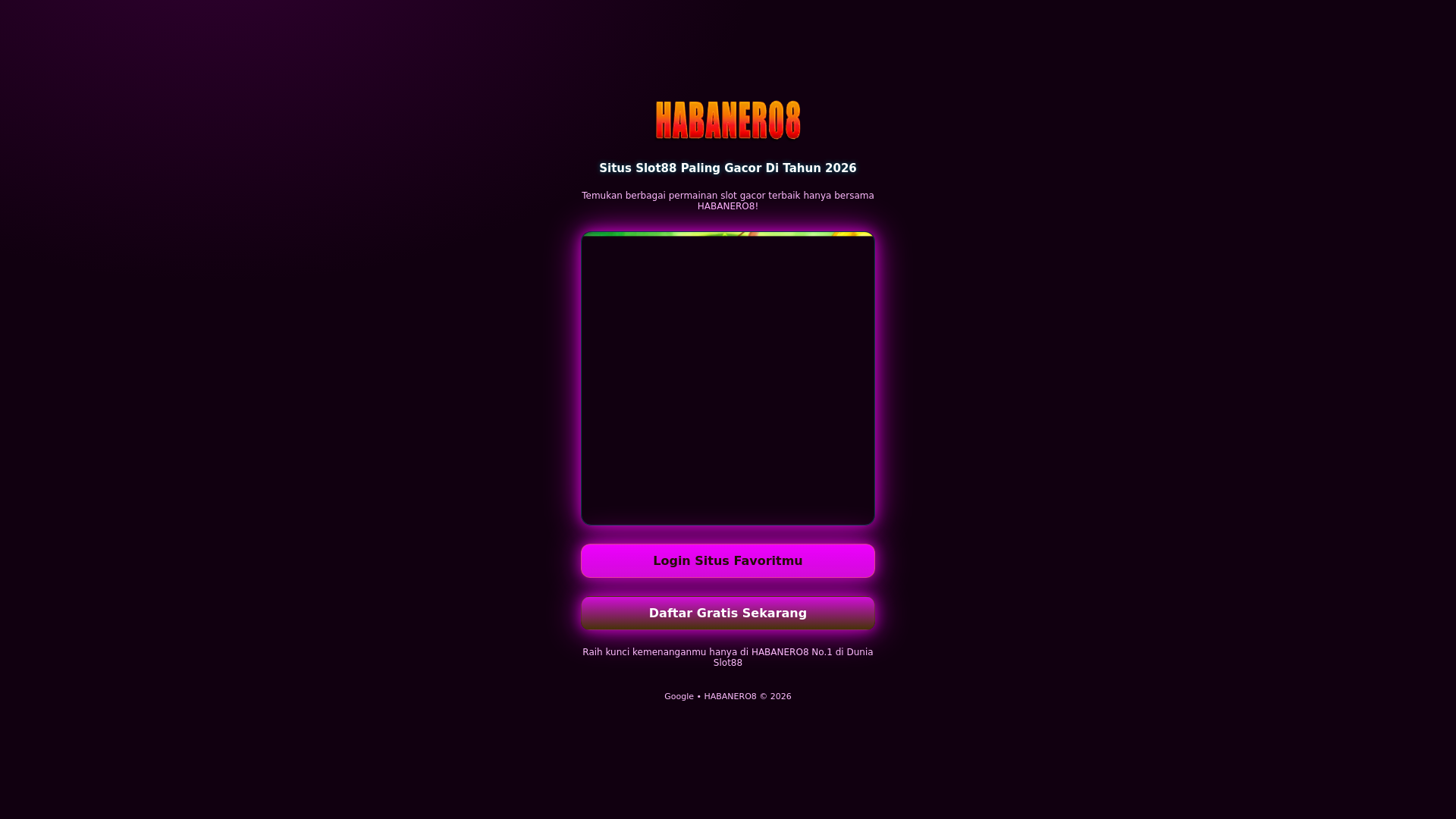 website screenshot of https://habanero8net.pages.dev/