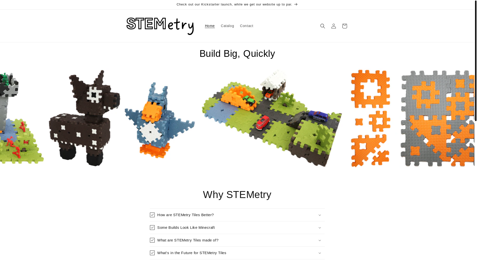 website screenshot of https://stemetry.us/