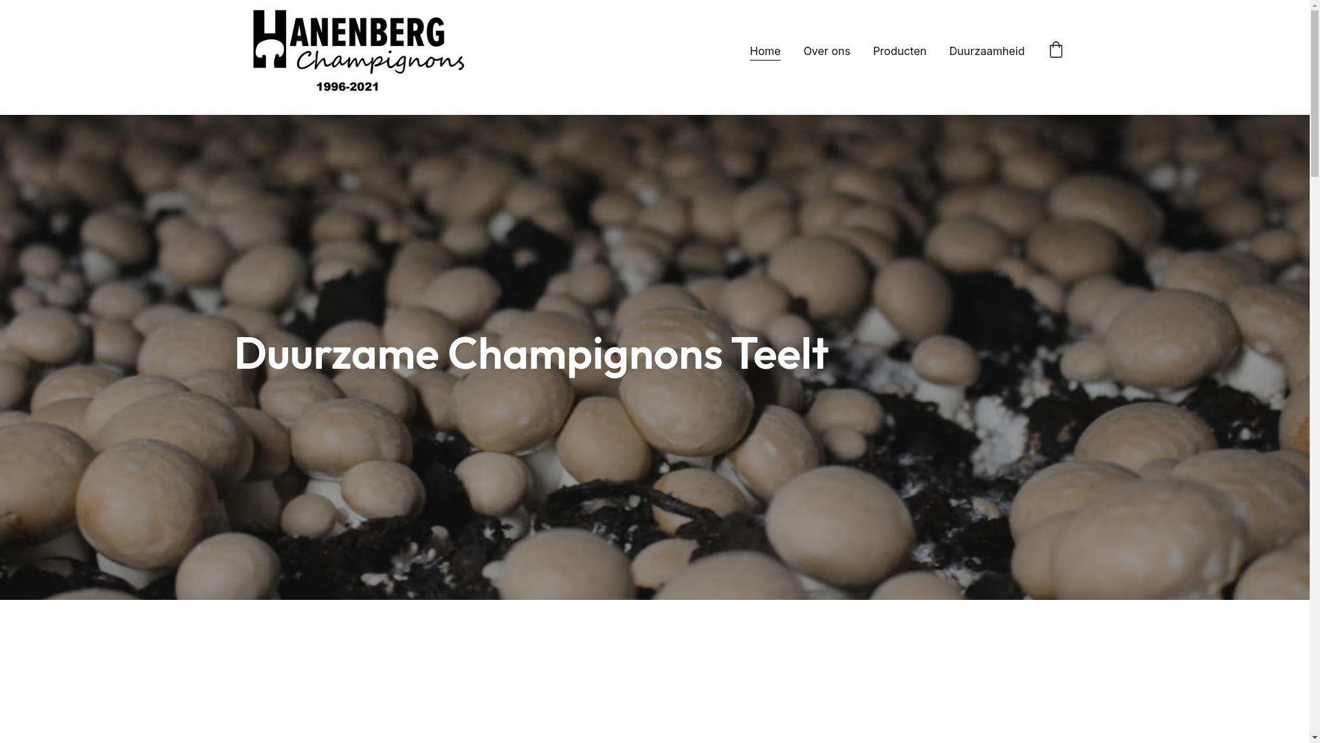 website screenshot of https://hanenbergchampignons.nl/