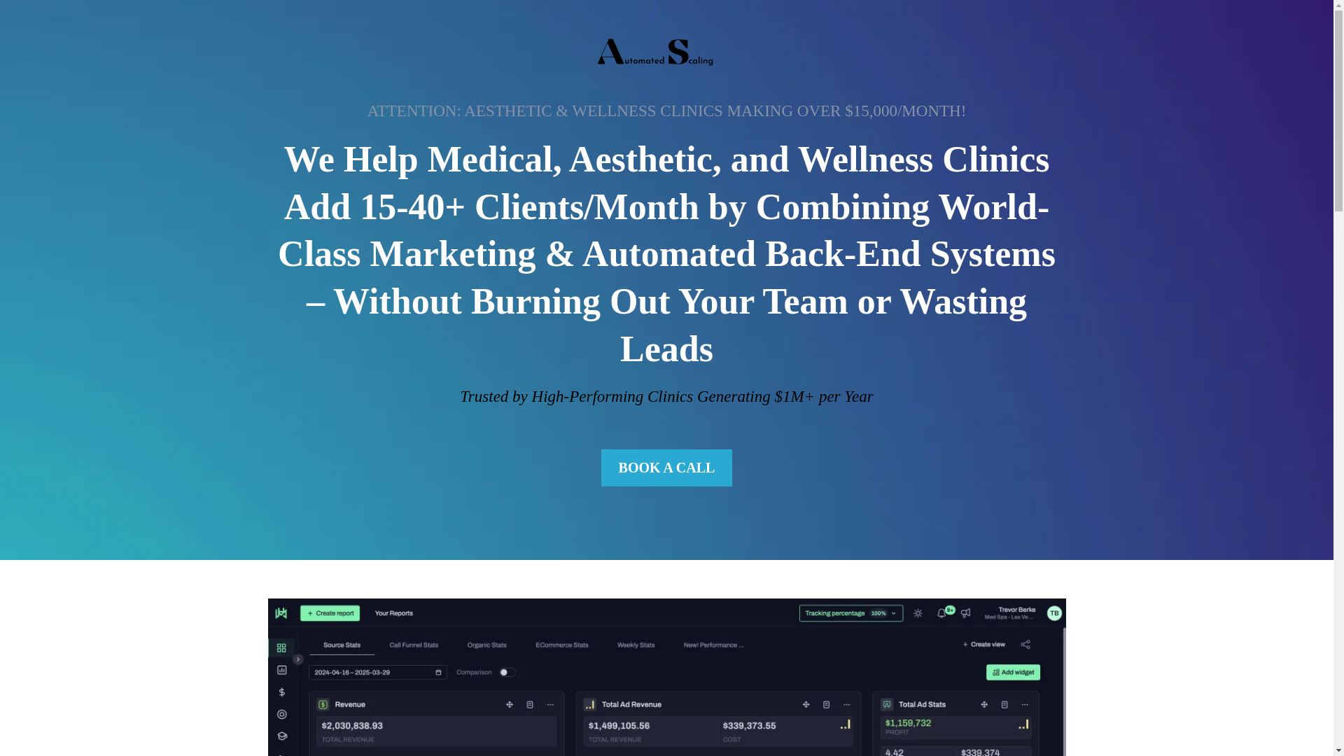 website screenshot of https://automatedscalinginfo.com/