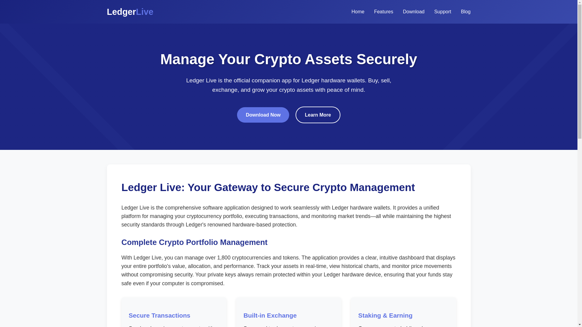 website screenshot of https://update-ledger-live.pages.dev/