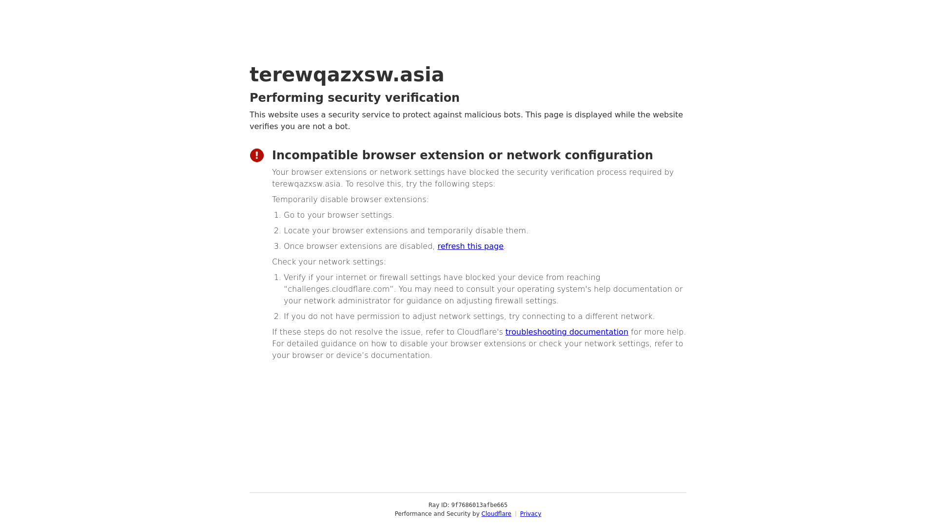 website screenshot of https://terewqazxsw.asia