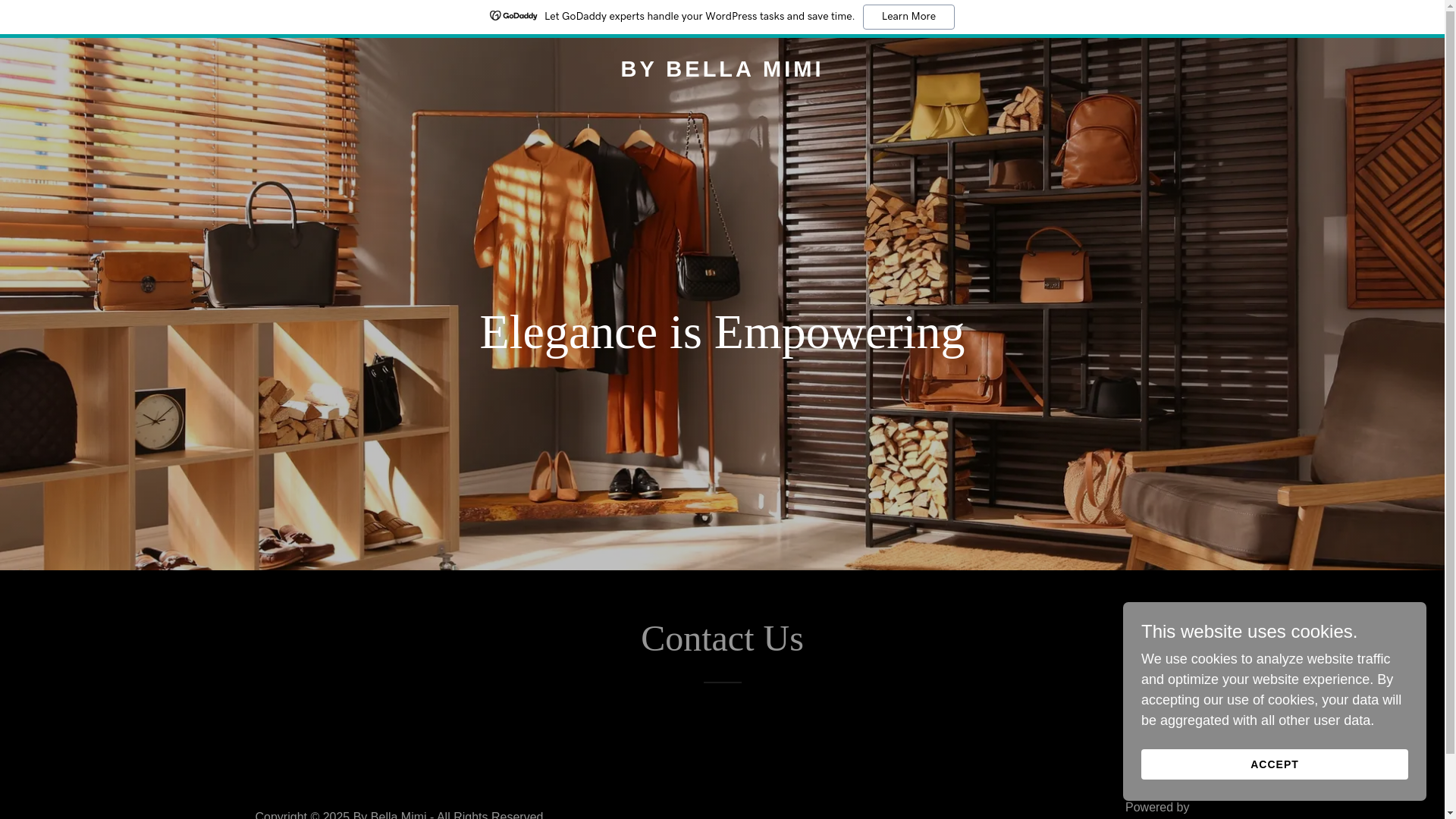 website screenshot of https://bybellamimi.com/