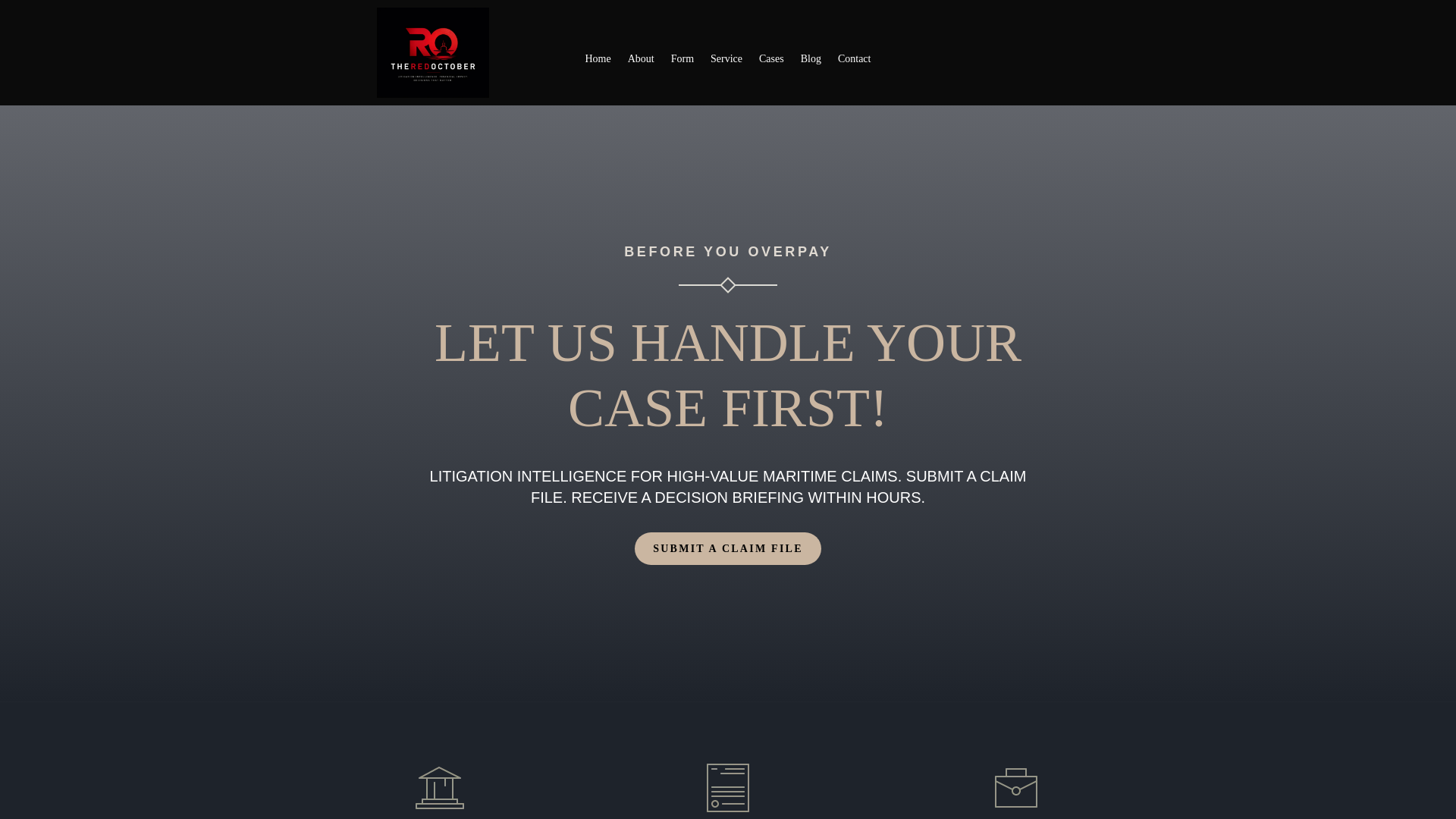 website screenshot of https://theredoctober.net/