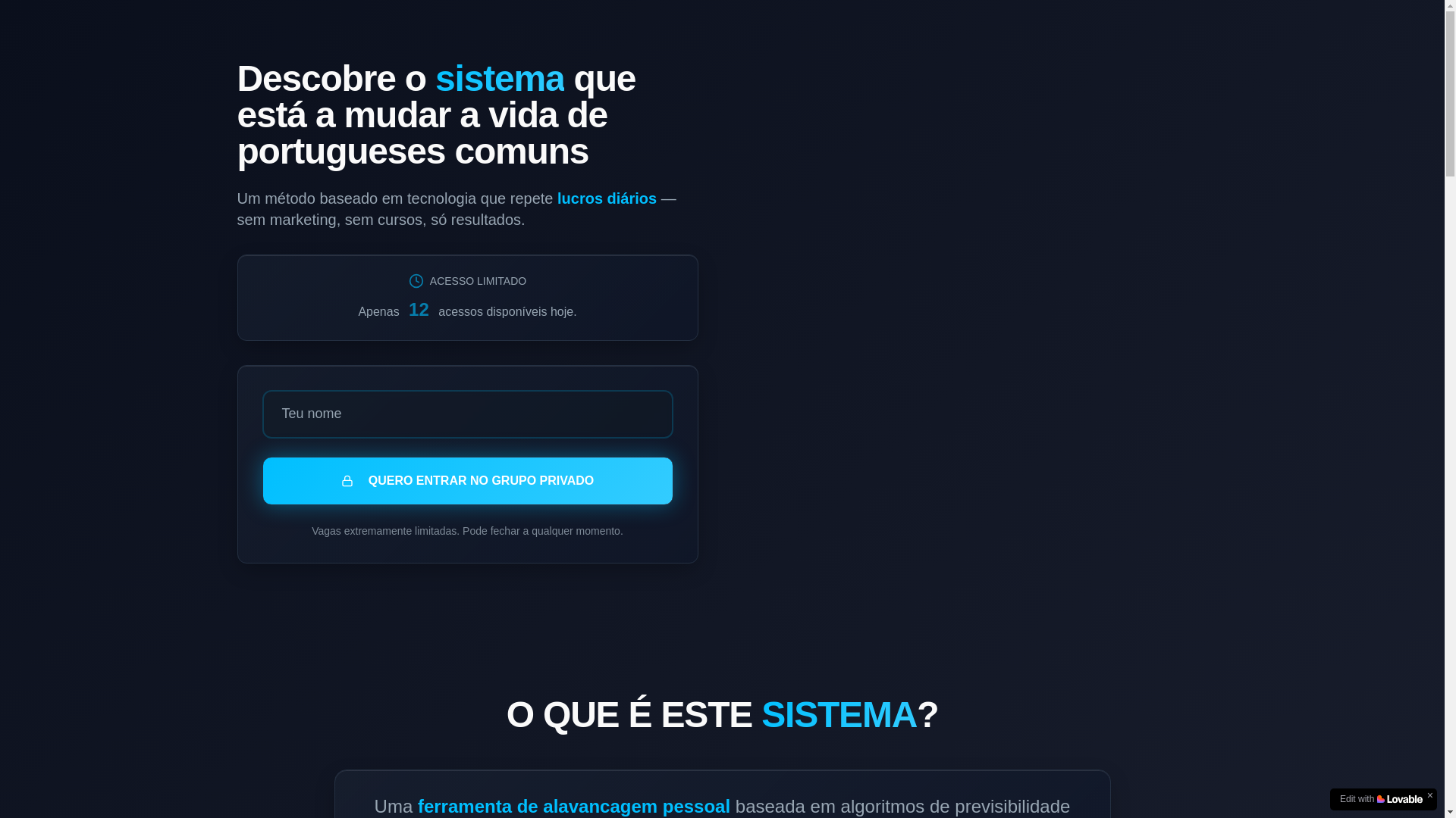 website screenshot of https://tiagosousaia.store/