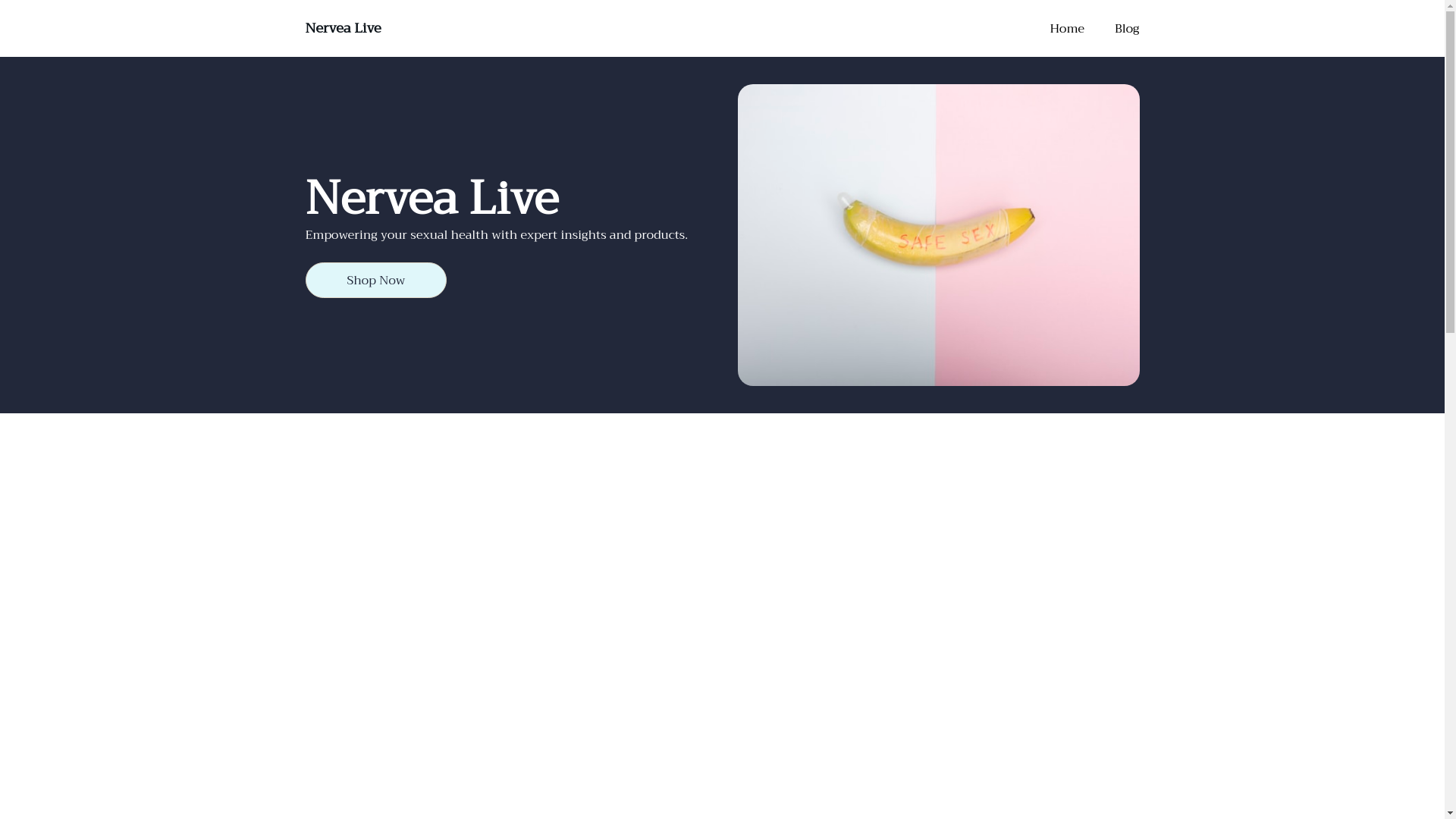 website screenshot of https://nervea.live/