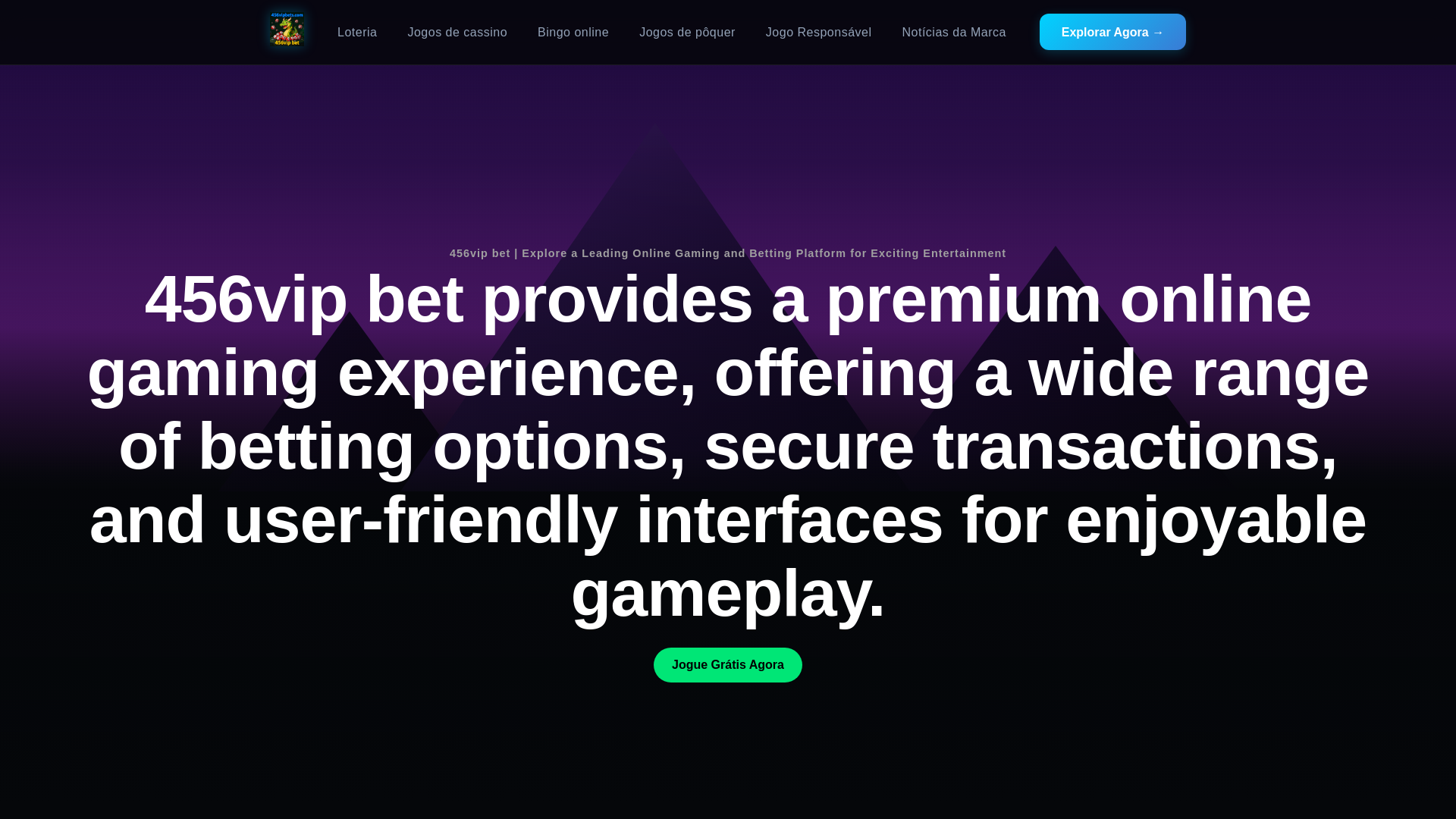 website screenshot of https://456vipbets.com/