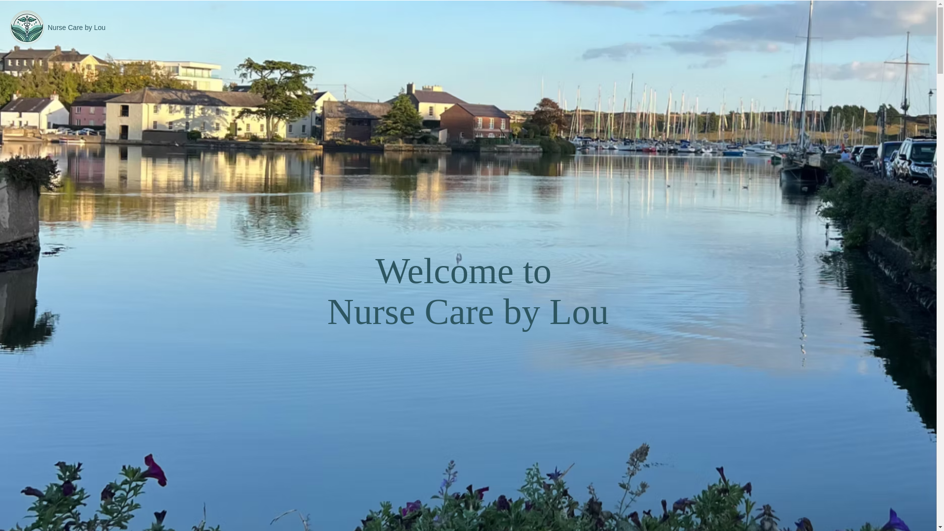 website screenshot of https://nursecarebylou.com/