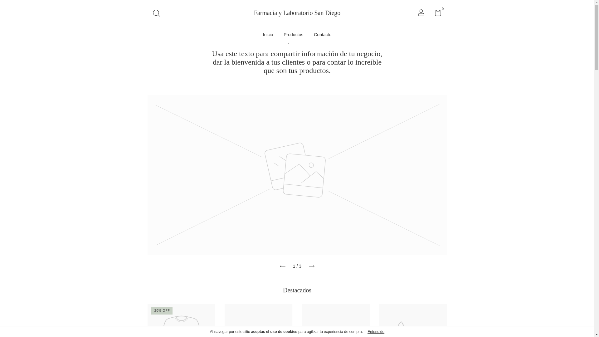 website screenshot of https://farmalabsandiego.com.mx/