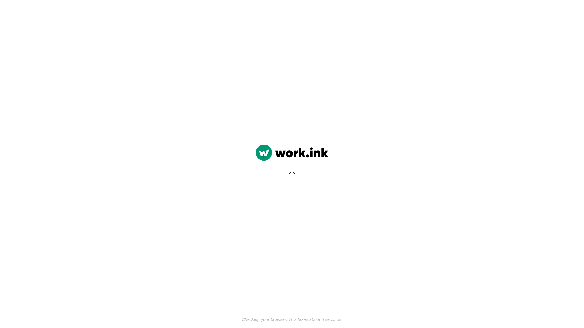 website screenshot of https://work.ink/
