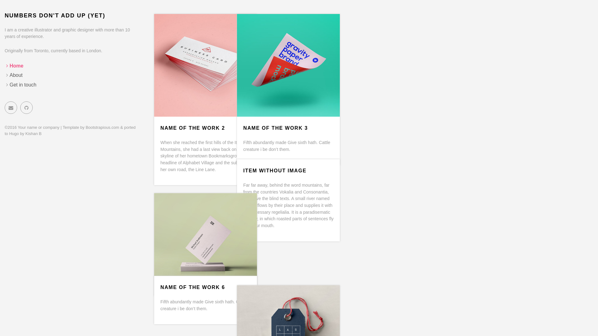 website screenshot of https://notaddingup.me/