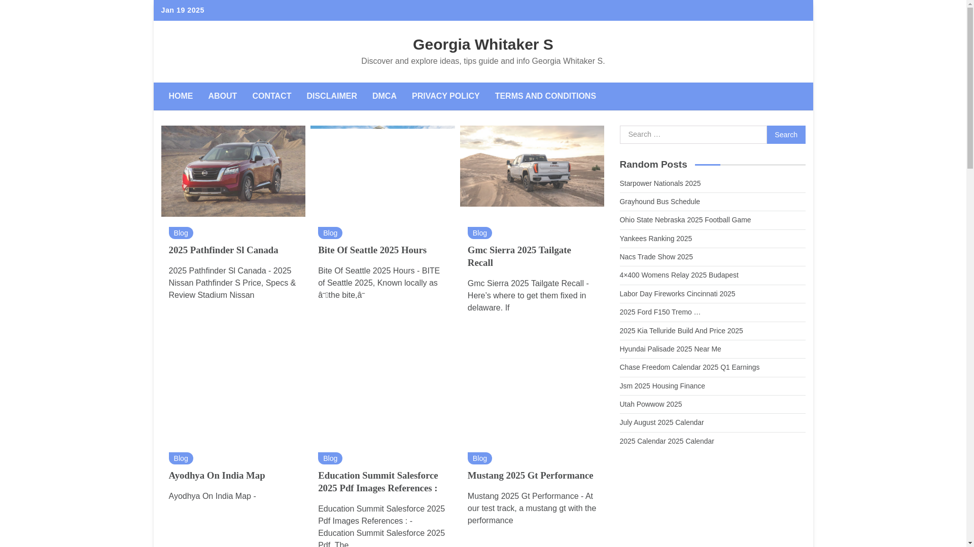 website screenshot of https://georgiawhitakers.pages.dev/