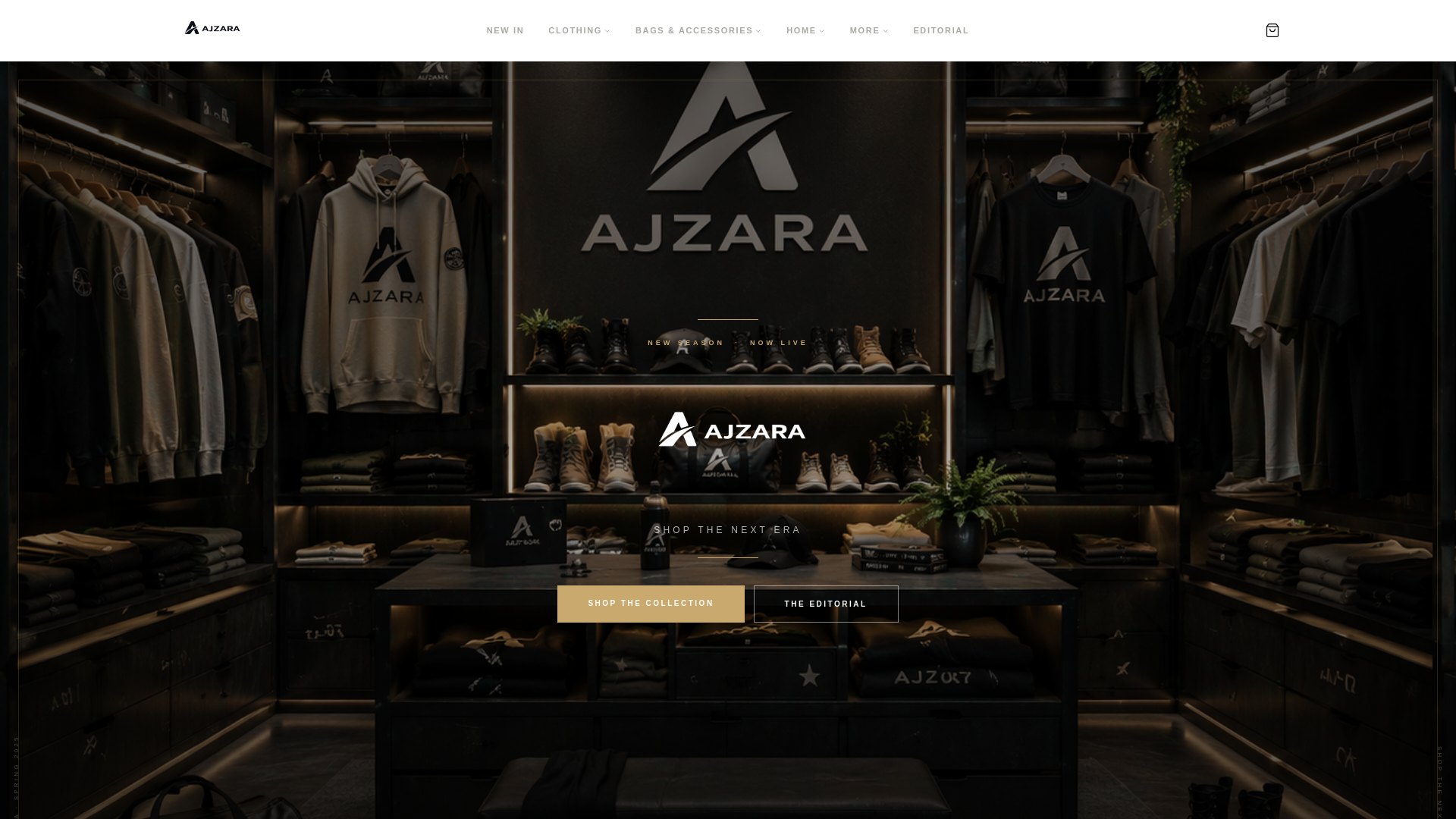 website screenshot of https://ajzara.com/