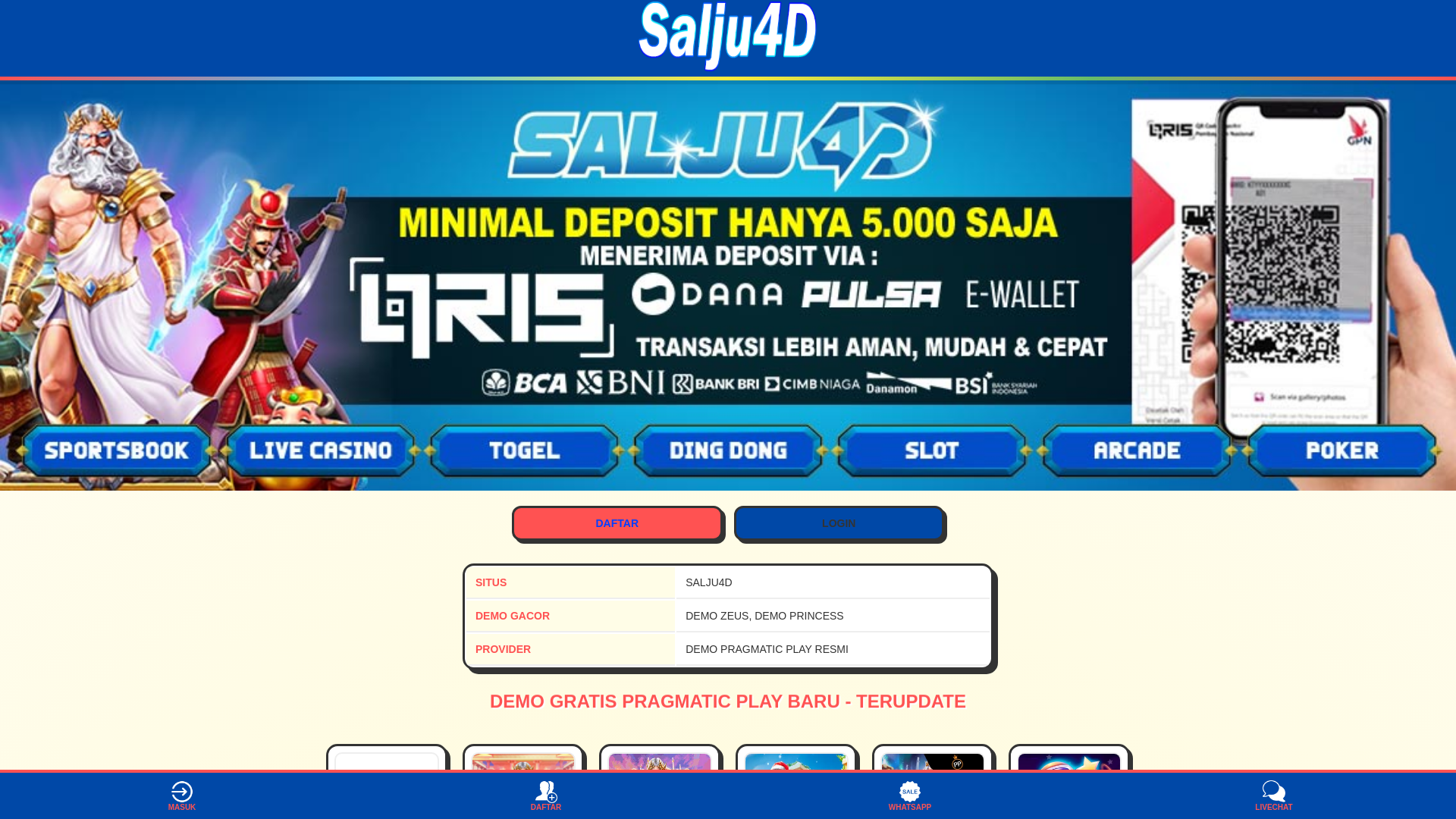 website screenshot of https://demomekanikmuda.pages.dev/