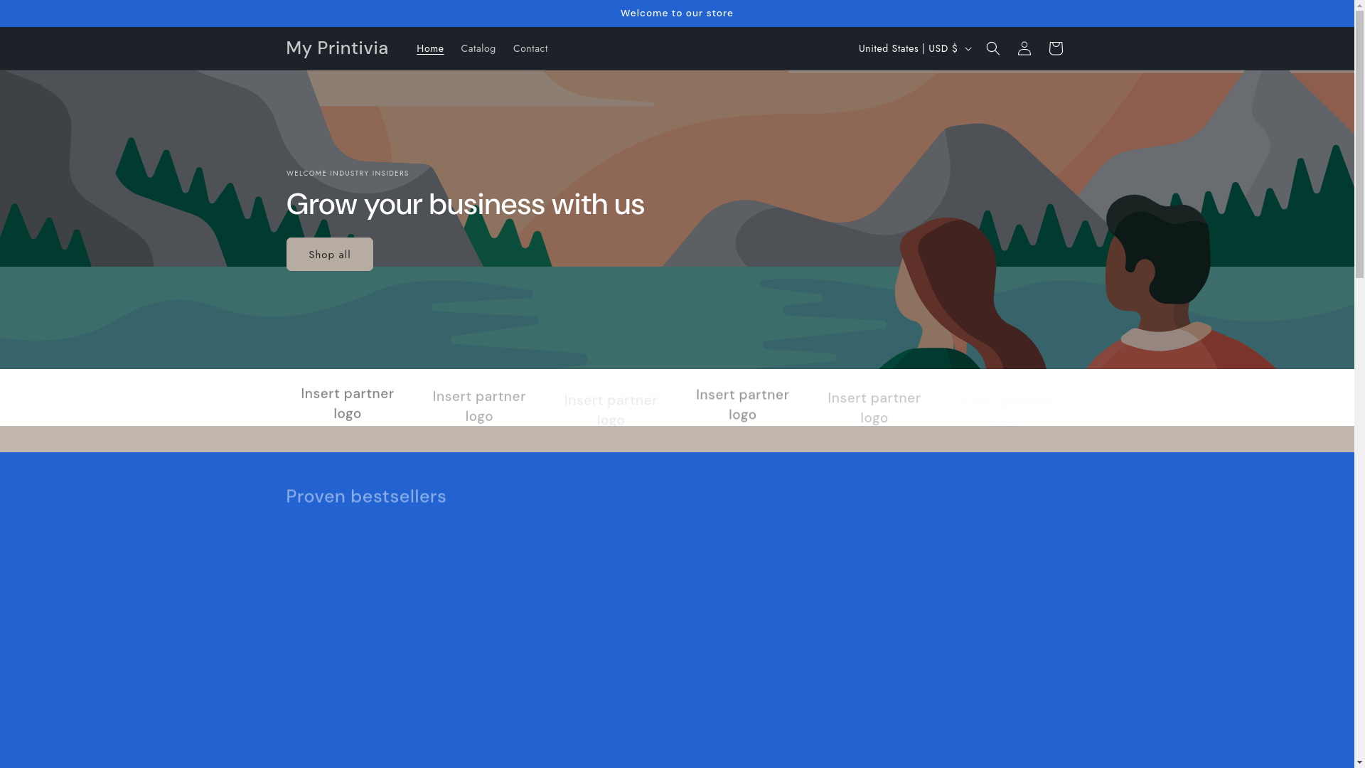 website screenshot of https://myprintivia.xyz/