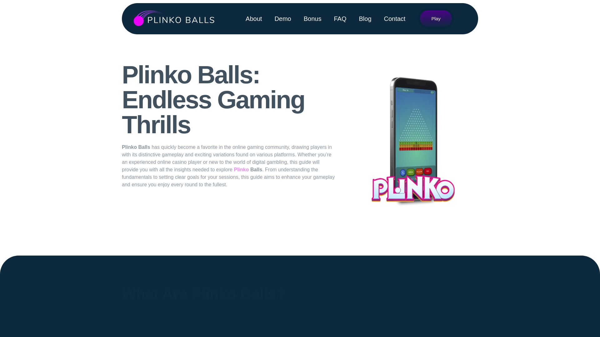 website screenshot of https://plinko-balls-net.pages.dev/