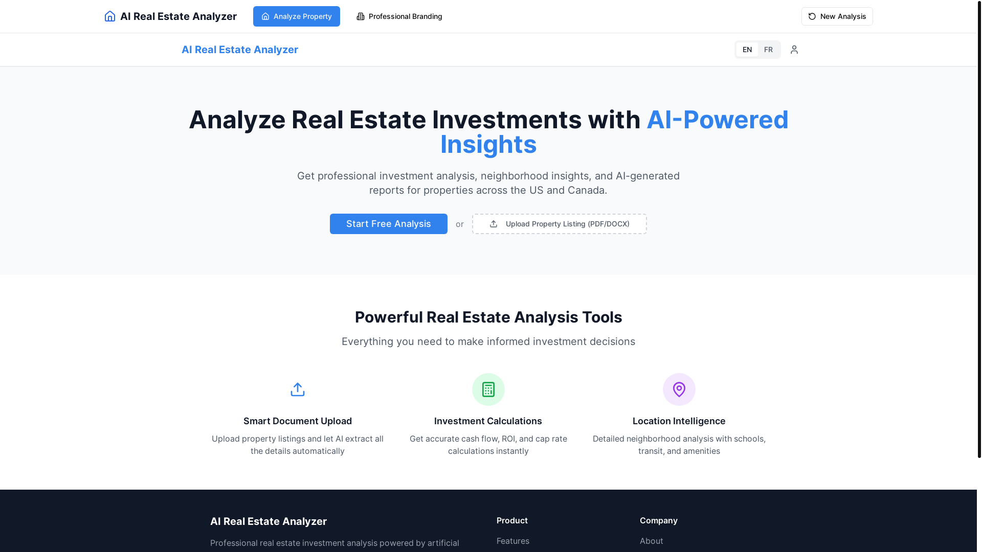website screenshot of https://yourdealpropertyanalysis.com/