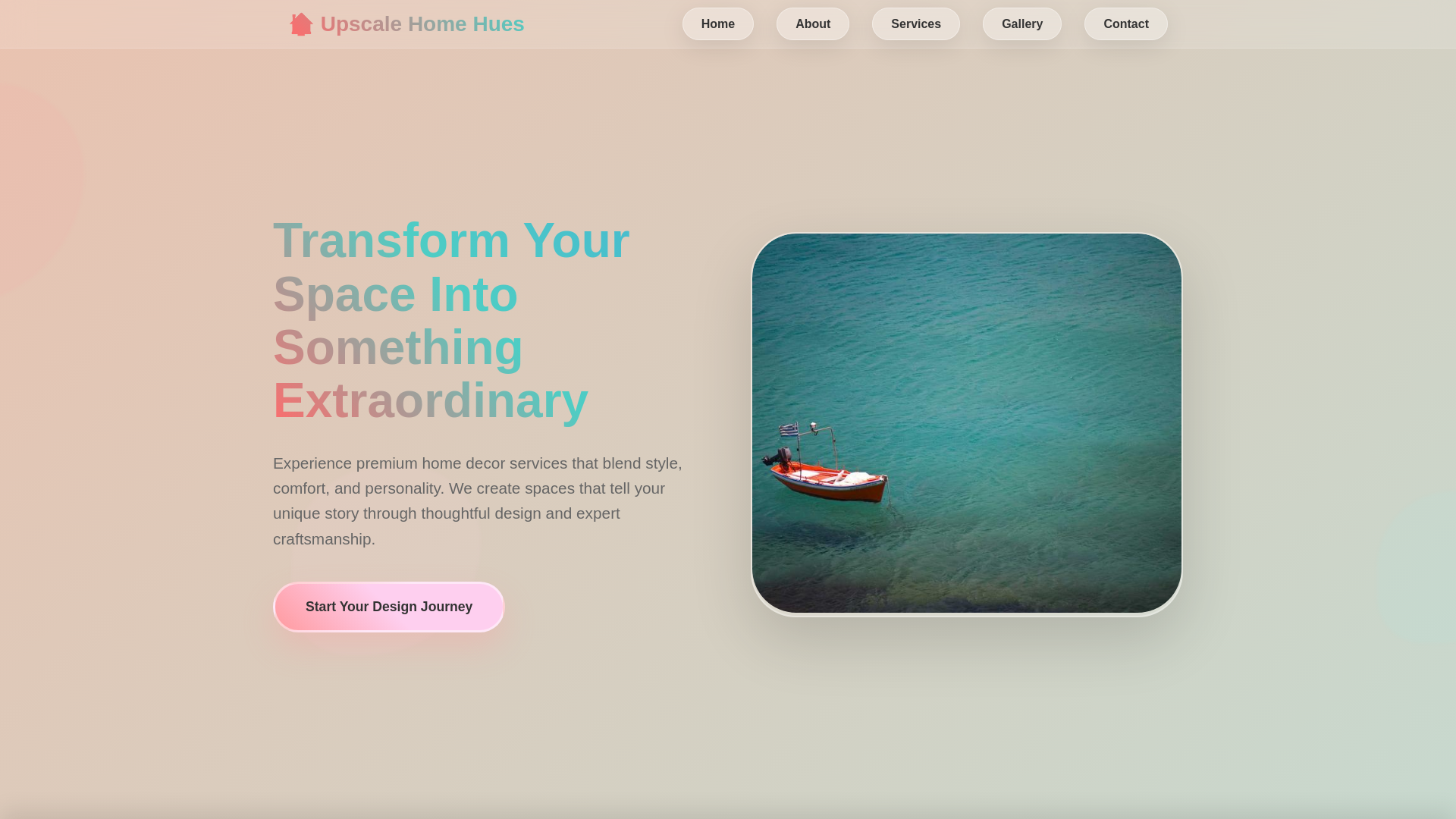 website screenshot of https://upscalehomehues.xyz/