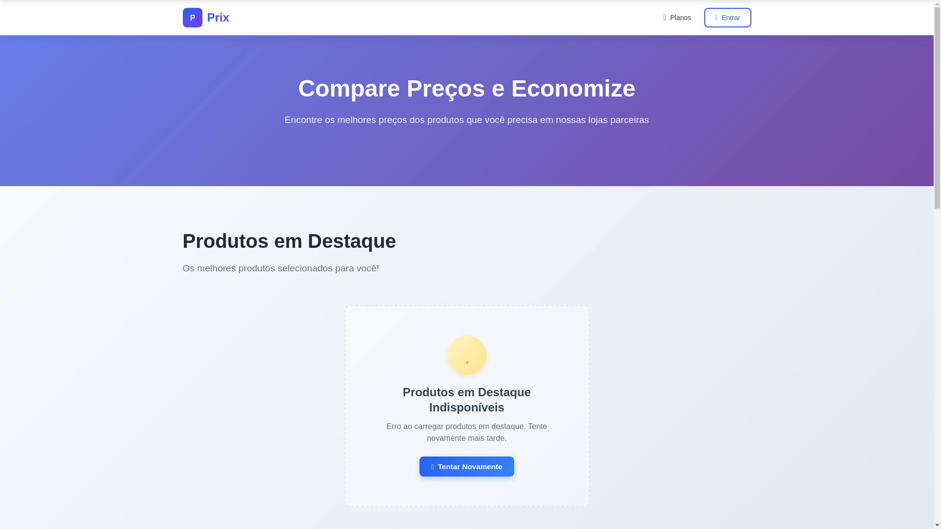 website screenshot of https://prix-site.pages.dev/