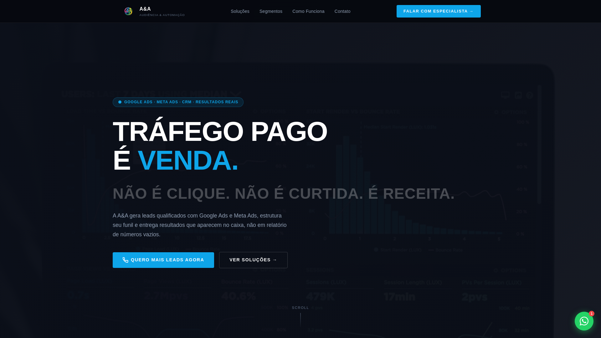 website screenshot of https://audienciaeautomacao.pages.dev/