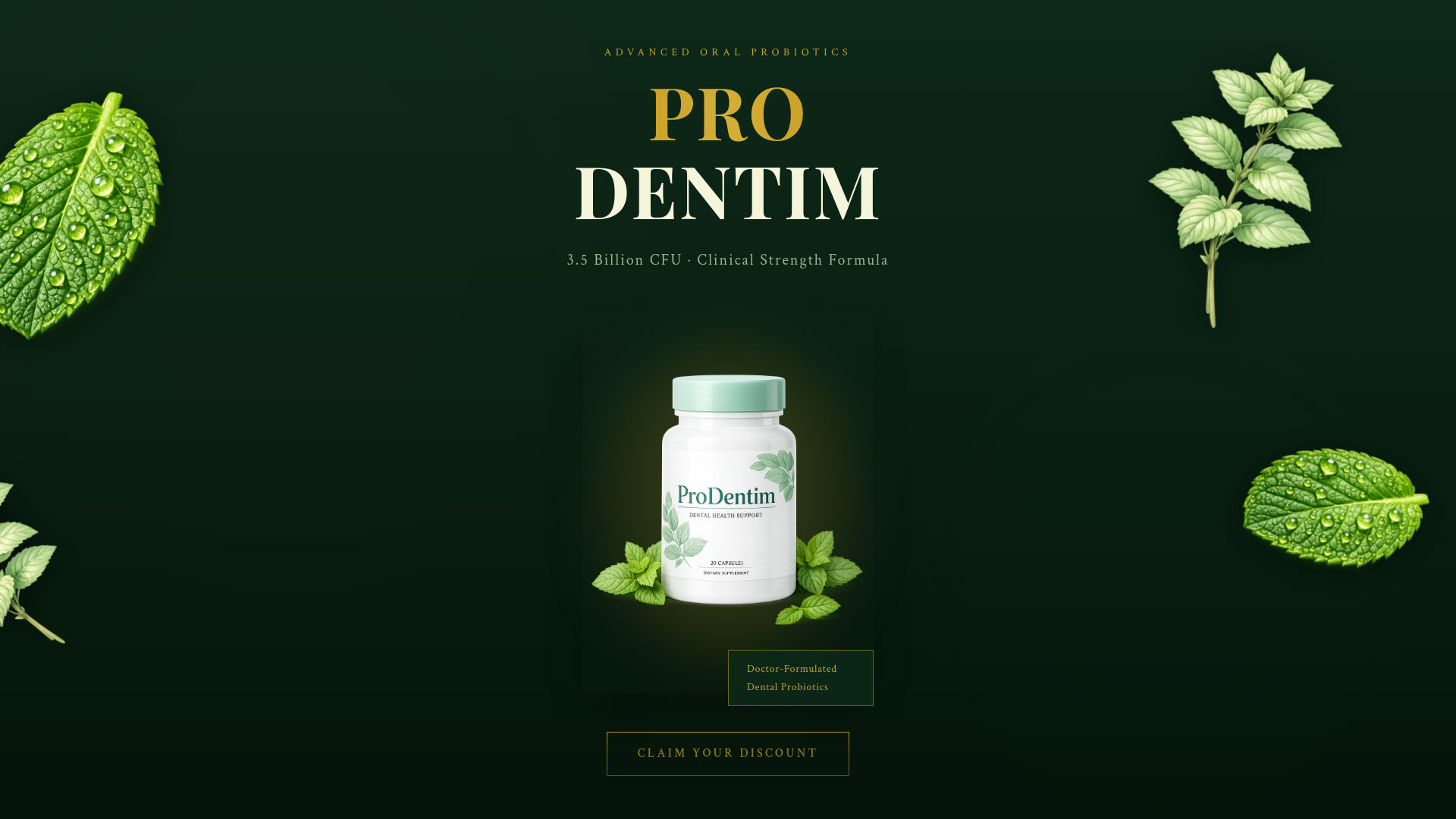 website screenshot of https://prodentimdirect.com