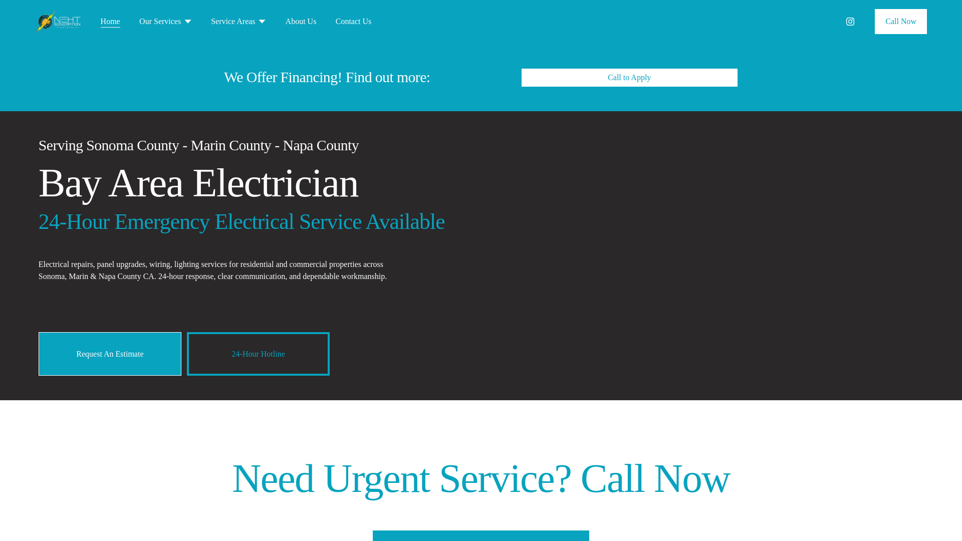 website screenshot of https://nextgenerationelectricca.com/