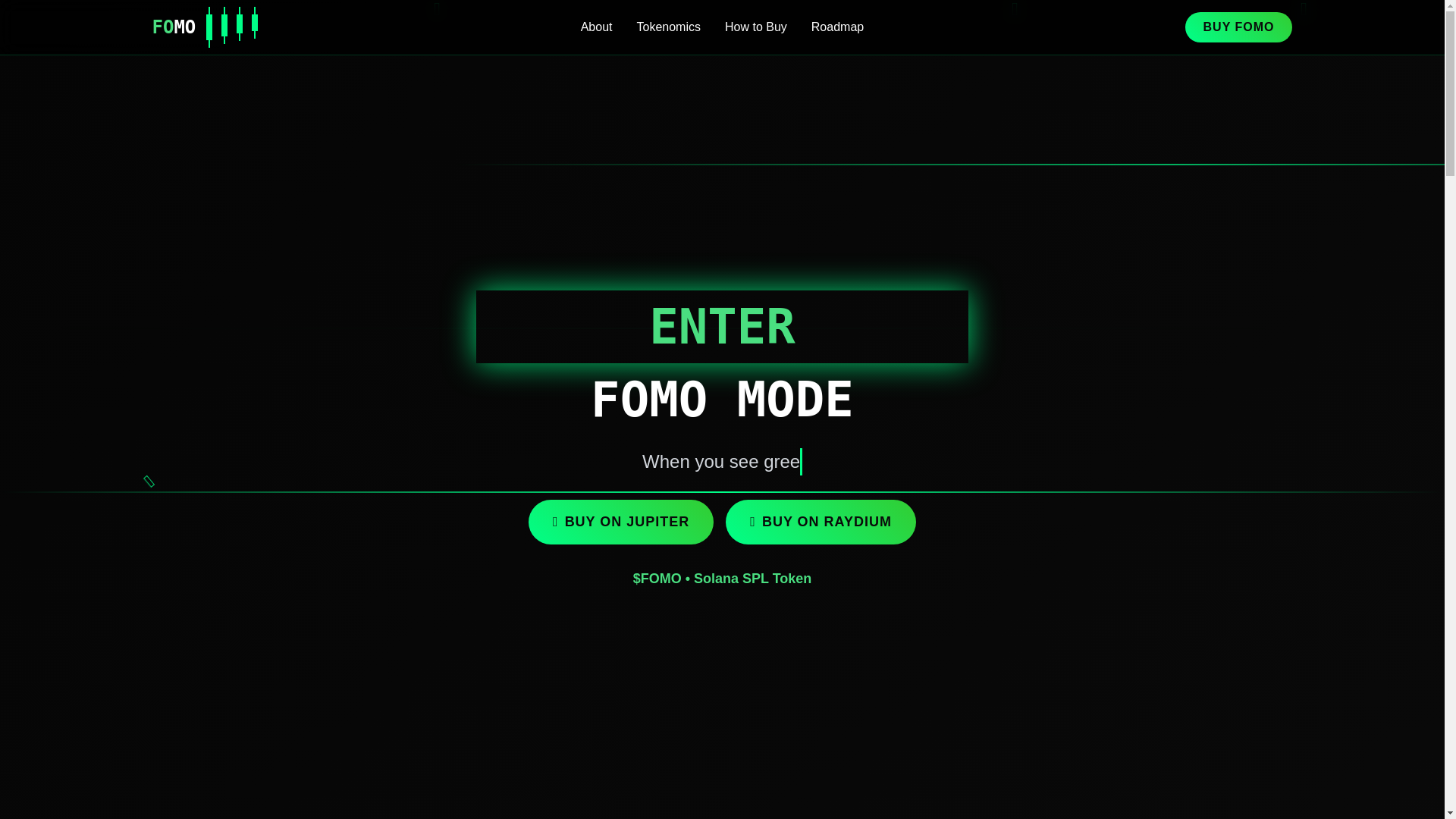 website screenshot of https://fomomode-test.online/