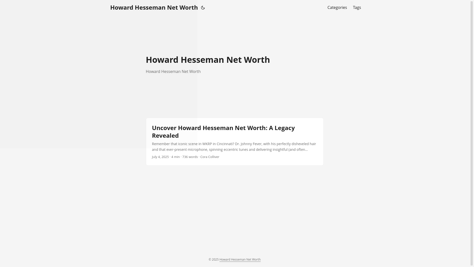 website screenshot of https://howard-hesseman-net-worth20250706.pages.dev/