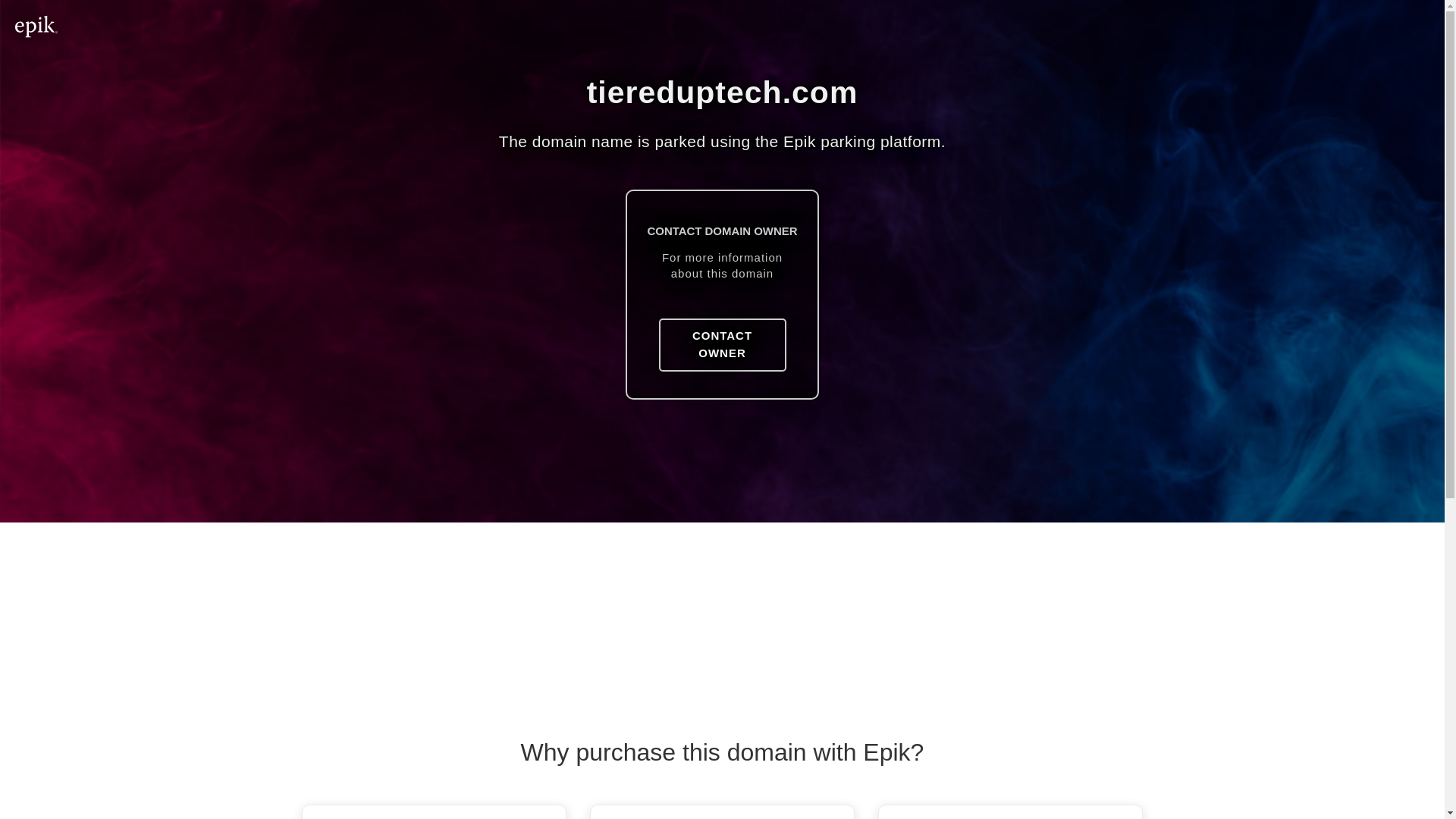 website screenshot of https://tiereduptech.com/